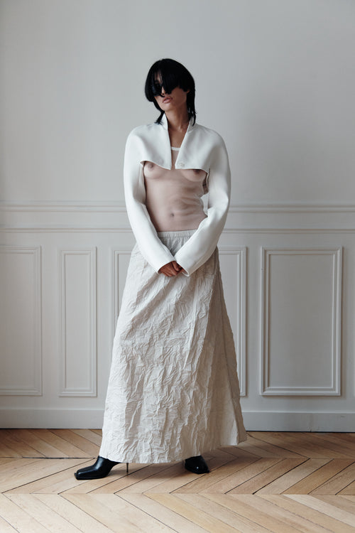 SS25 SADIE SKIRT - WHITE