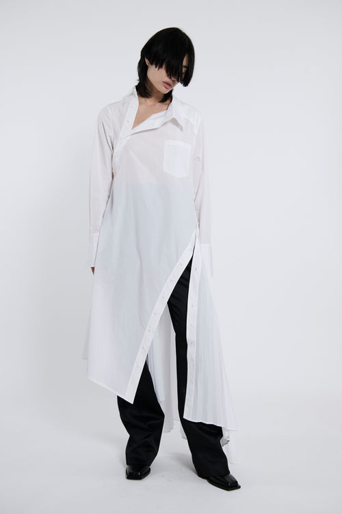SS25 MARLOW SHIRTDRESS - WHITE
