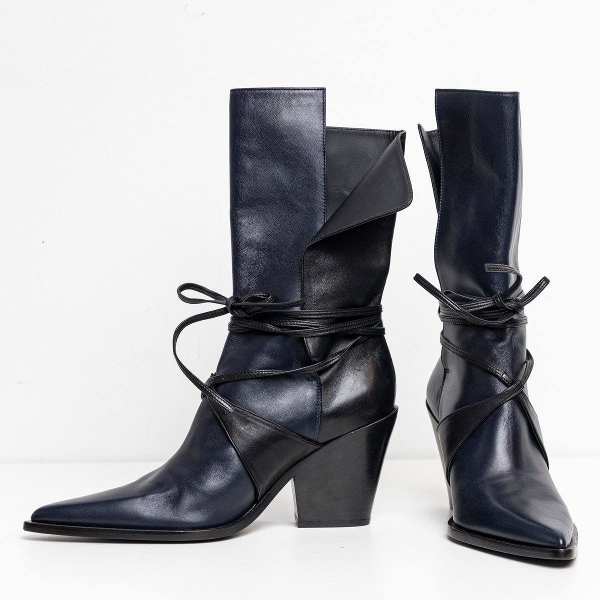 Bi-Color Boots Navy Black EU40 #1