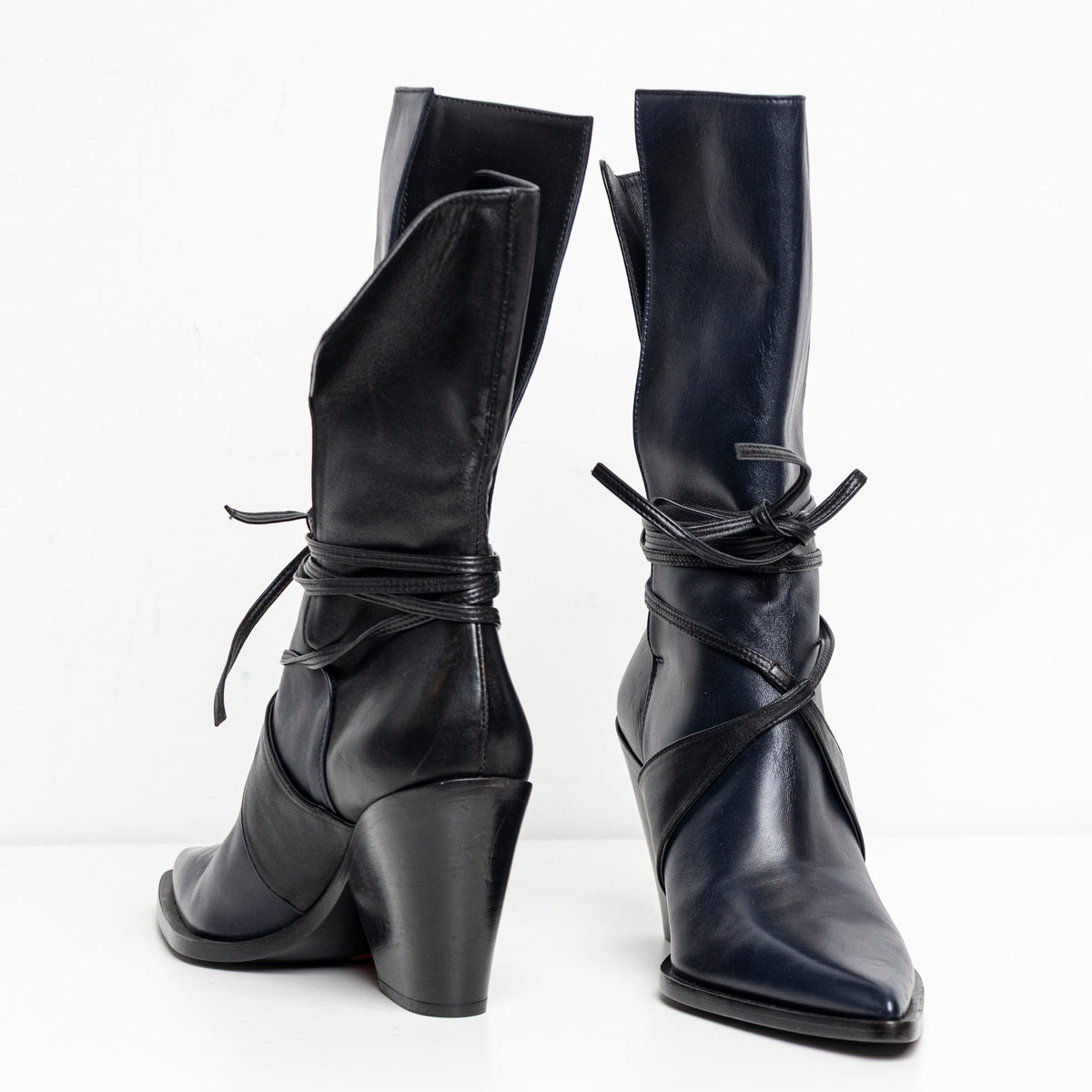 Bi-Color Boots Navy Black EU40 #1
