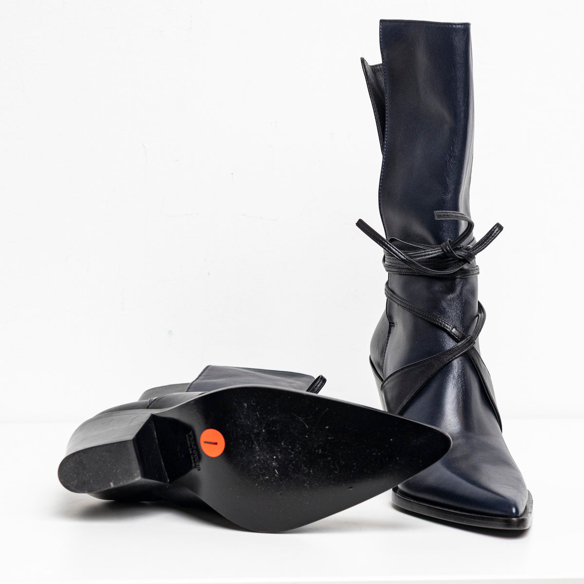 Bi-Color Boots Navy Black EU40 #1