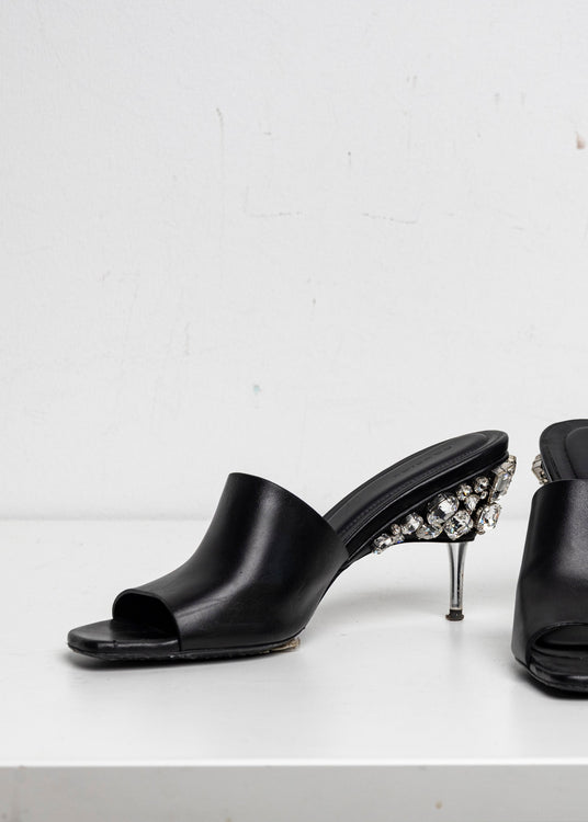 Crystal Sandal Black EU40 #2