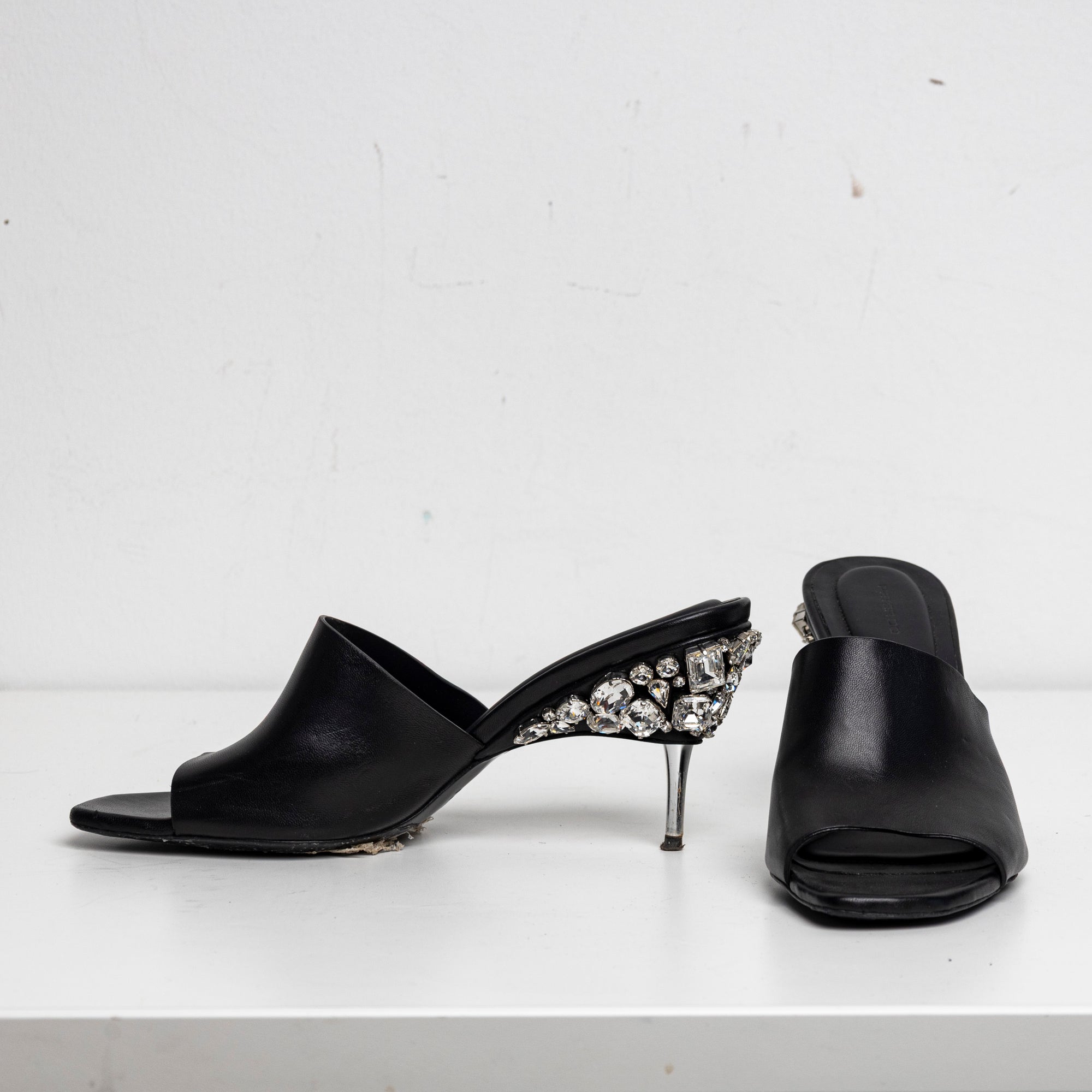 Crystal Sandal Black EU40 #2