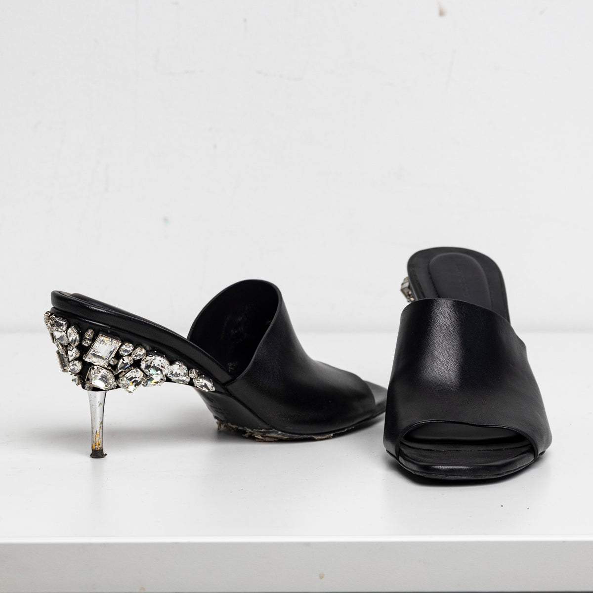 Crystal Sandal Black EU40 #2