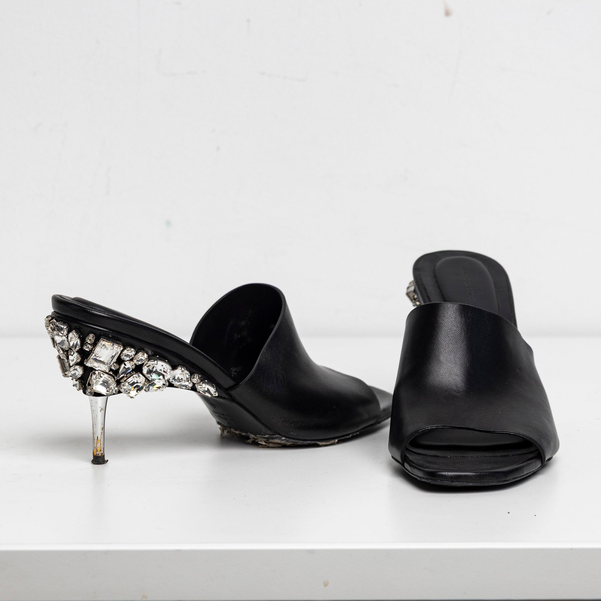 Crystal Sandal Black EU40 #2