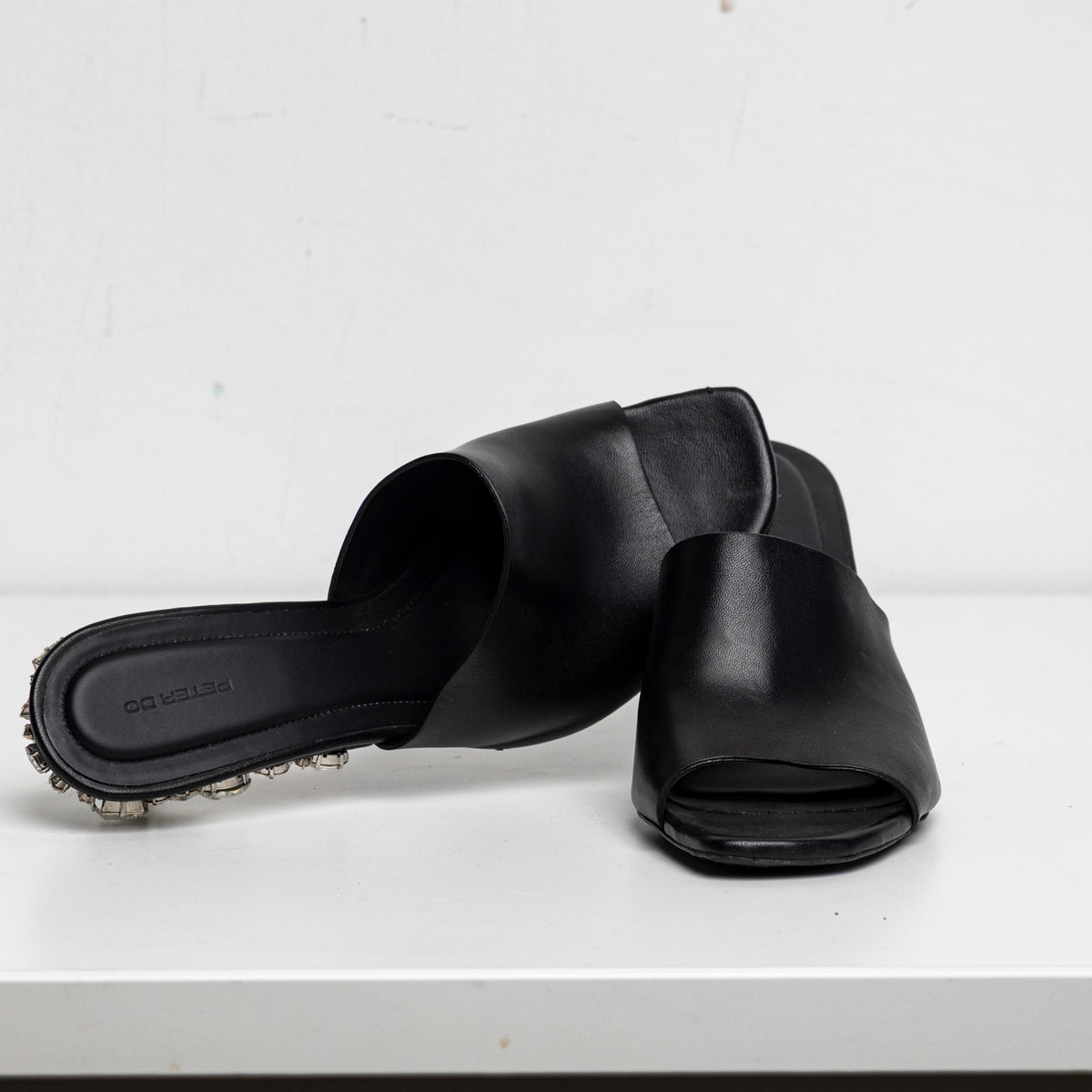 Crystal Sandal Black EU40 #2