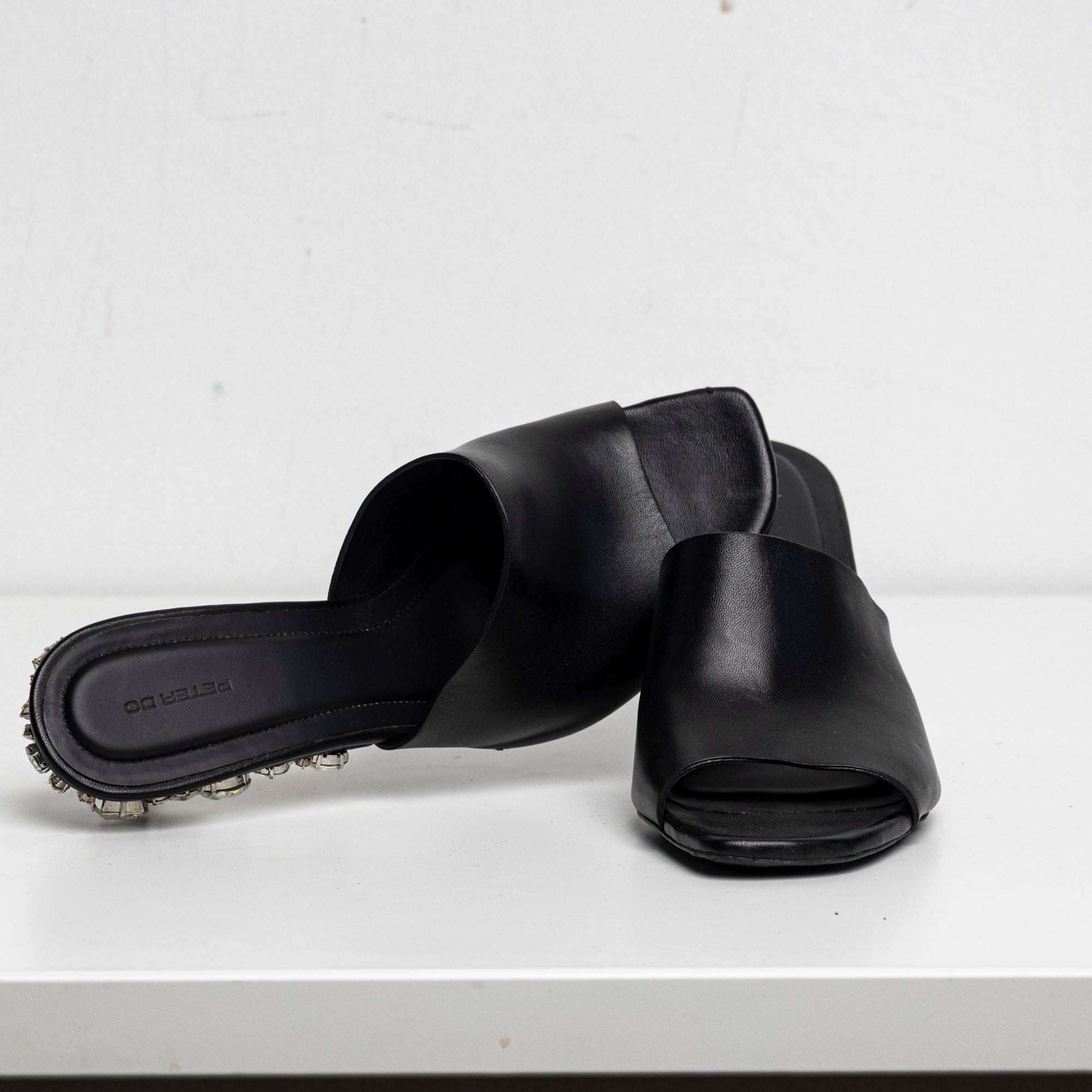 Crystal Sandal Black EU40 #2