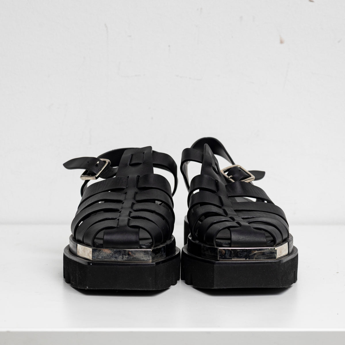 Fisherman Platform Sandal Black EU40 #2 (Like New)