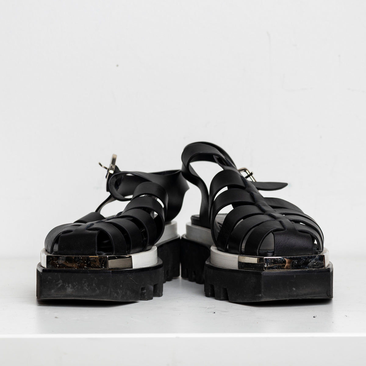 Fisherman Platform Sandal Black White EU40 #4