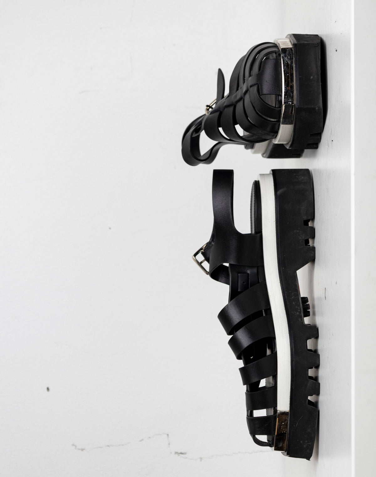 Fisherman Platform Sandal Black White EU40 #4