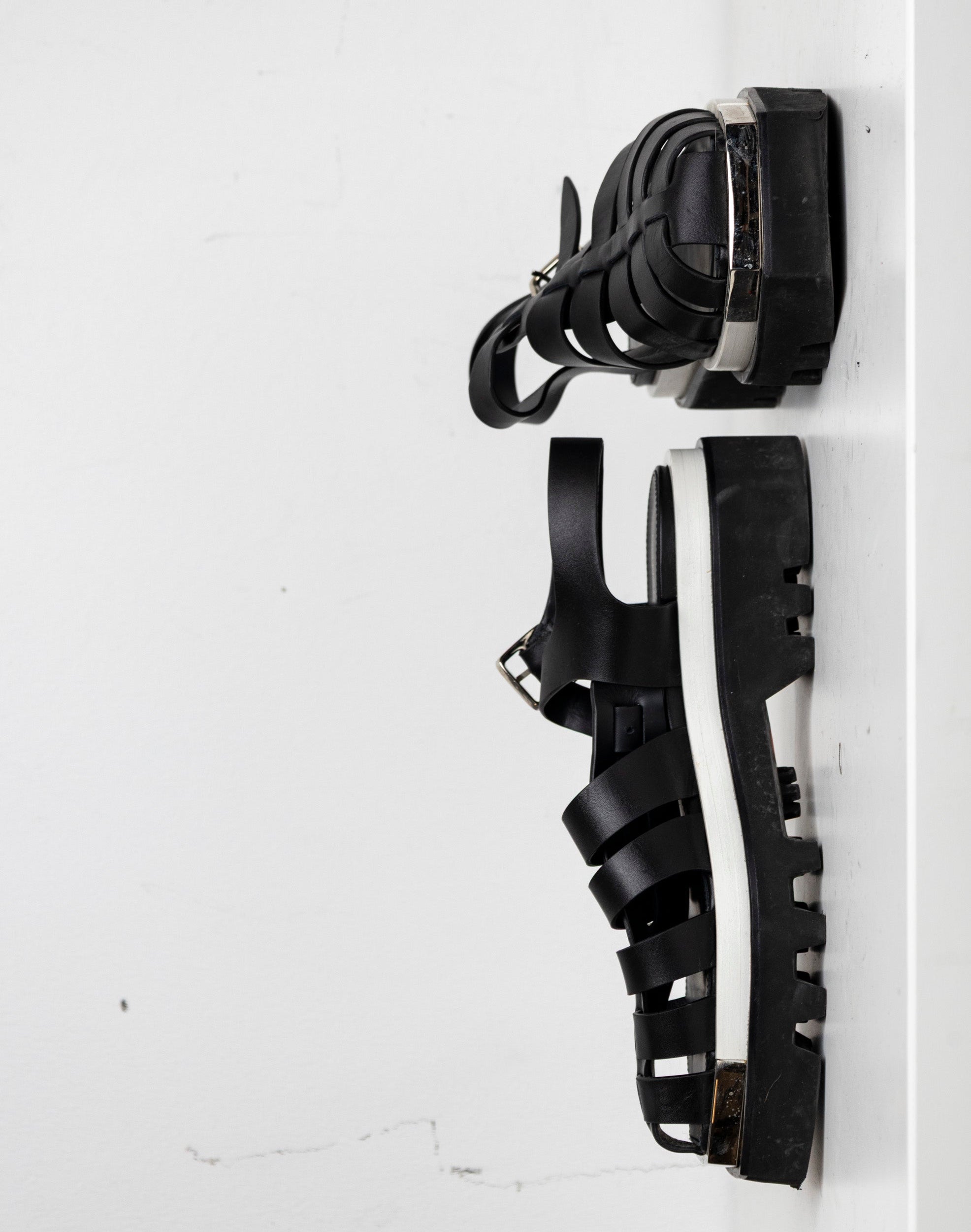 Fisherman Platform Sandal Black White EU40 #4