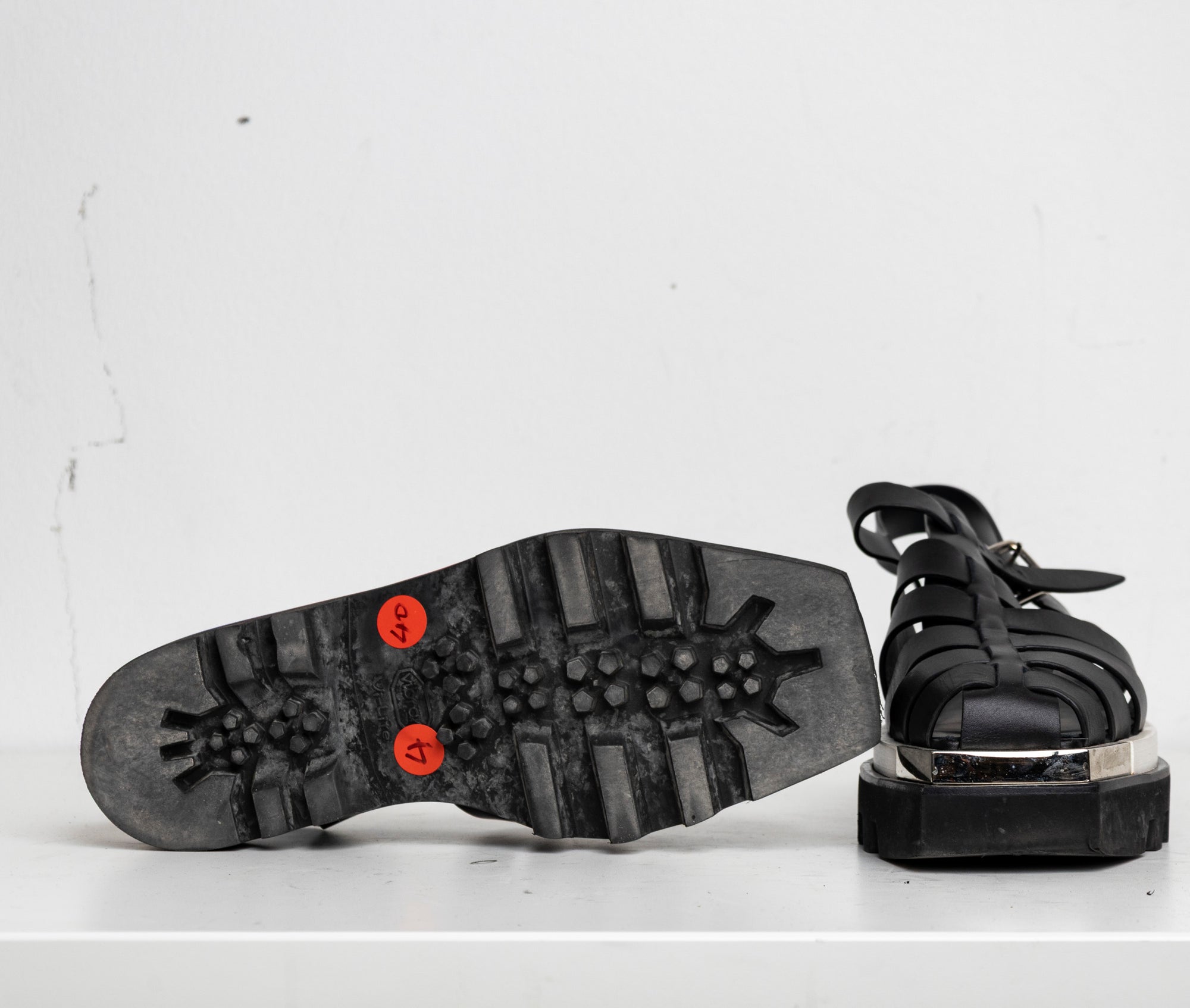 Fisherman Platform Sandal Black White EU40 #4