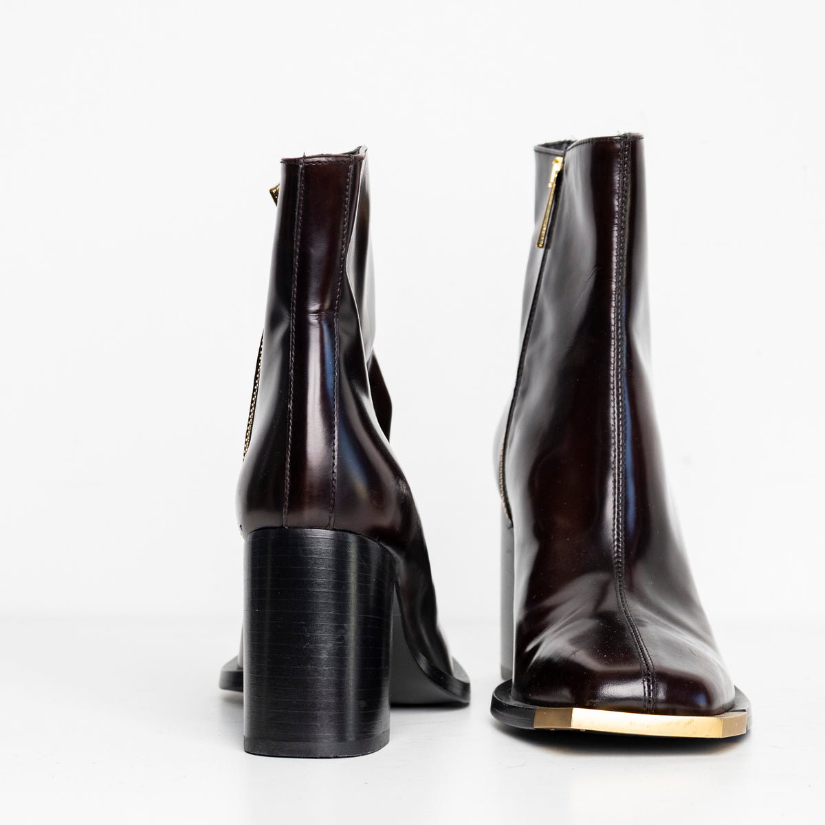 Gold Metal Everyday Chelsea Boots  Brown EU40 #2
