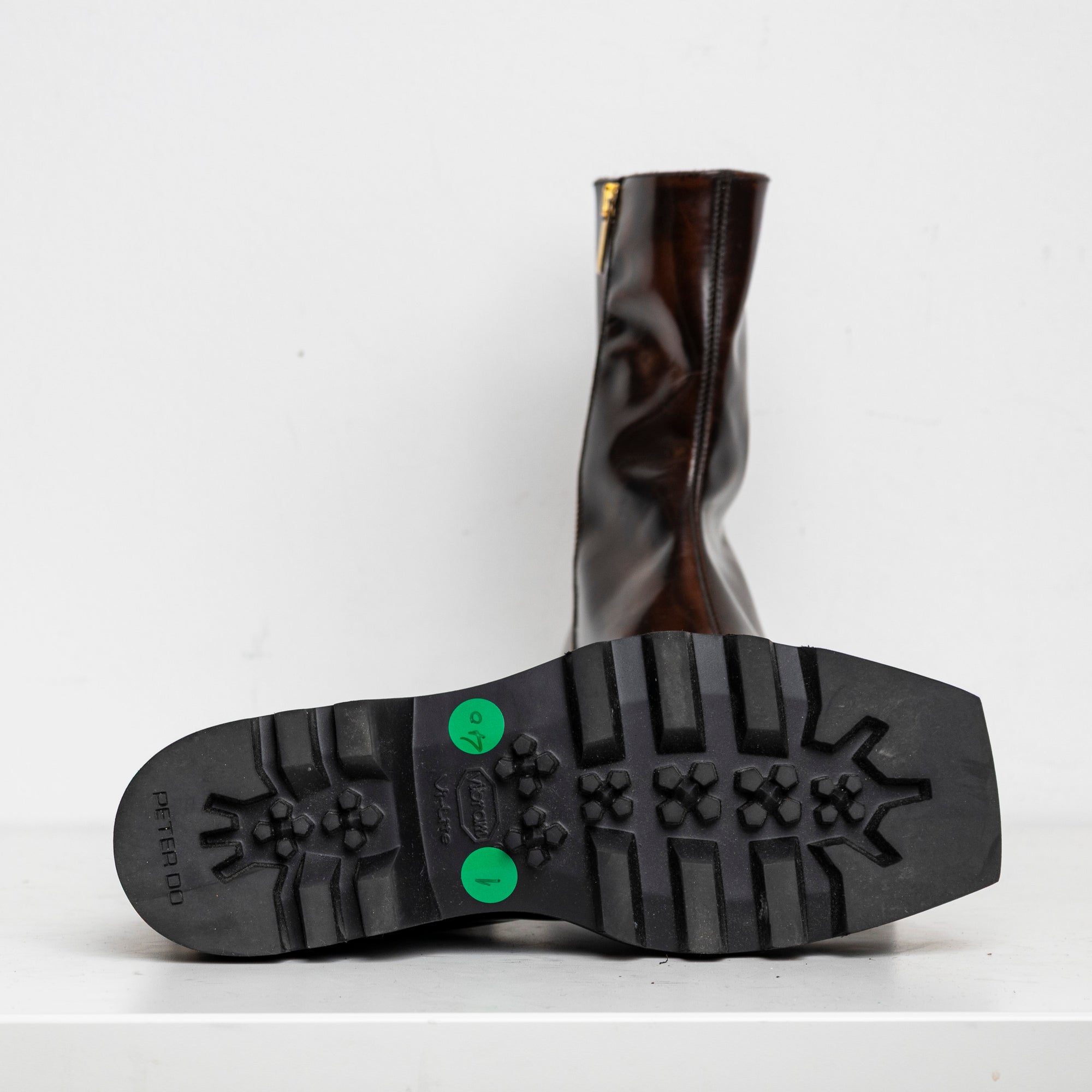 Gold Metal Everyday Combat Boots Brown EU40 (Like New)