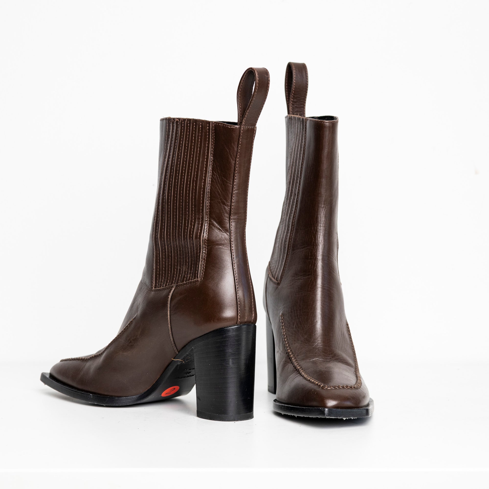 Hand-stitch Chelsea Boots  Brown EU40 #2