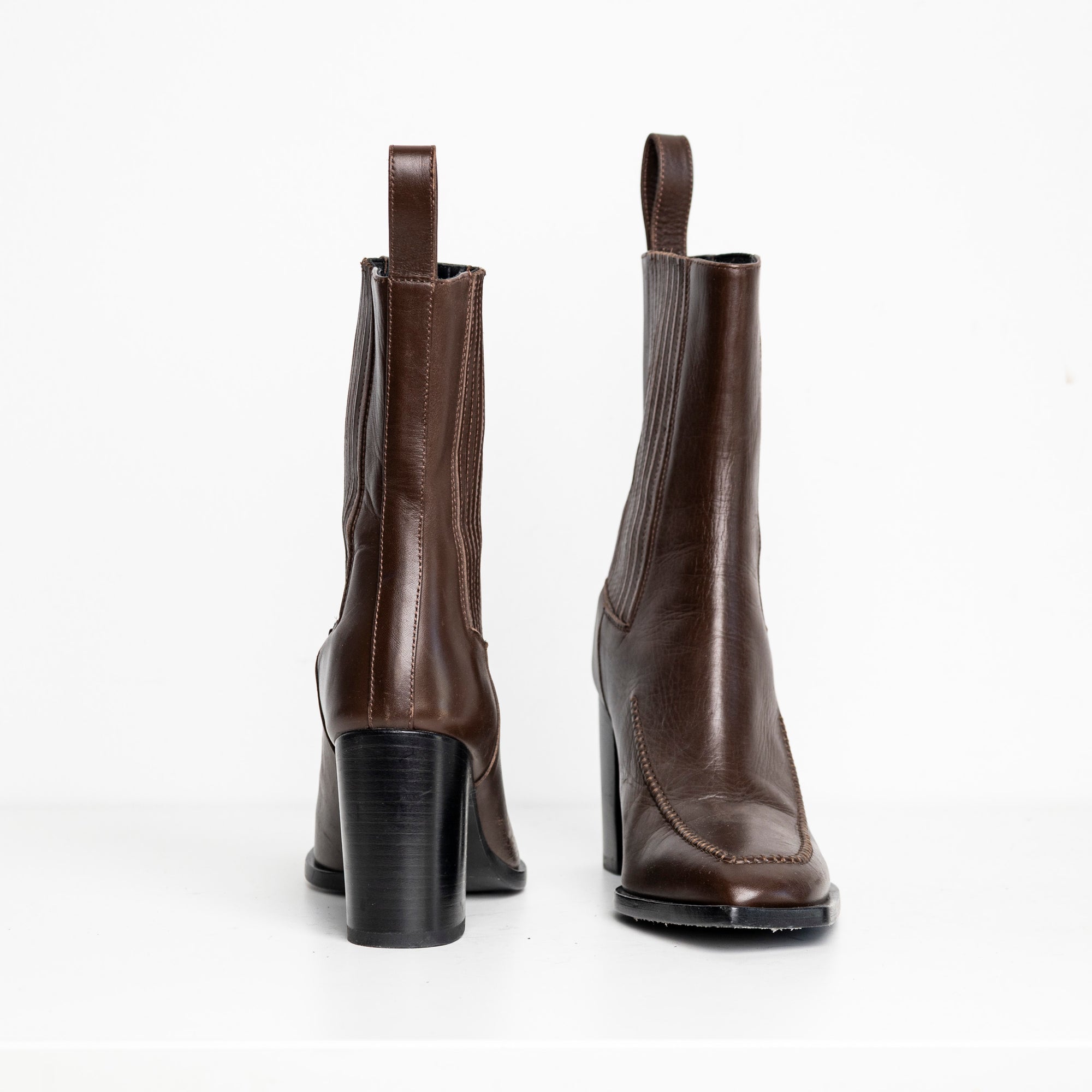 Hand-stitch Chelsea Boots  Brown EU40 #2