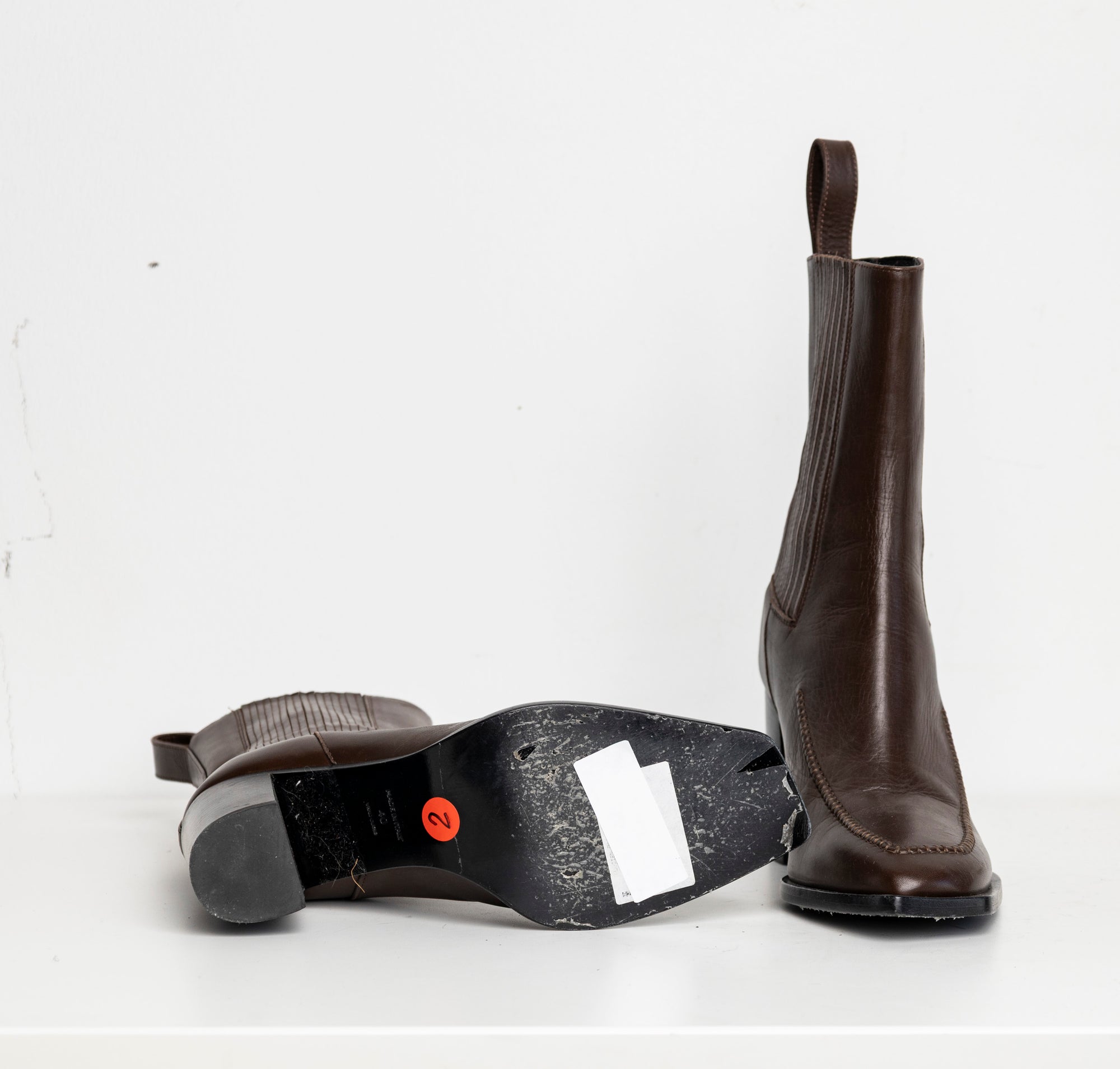 Hand-stitch Chelsea Boots  Brown EU40 #2