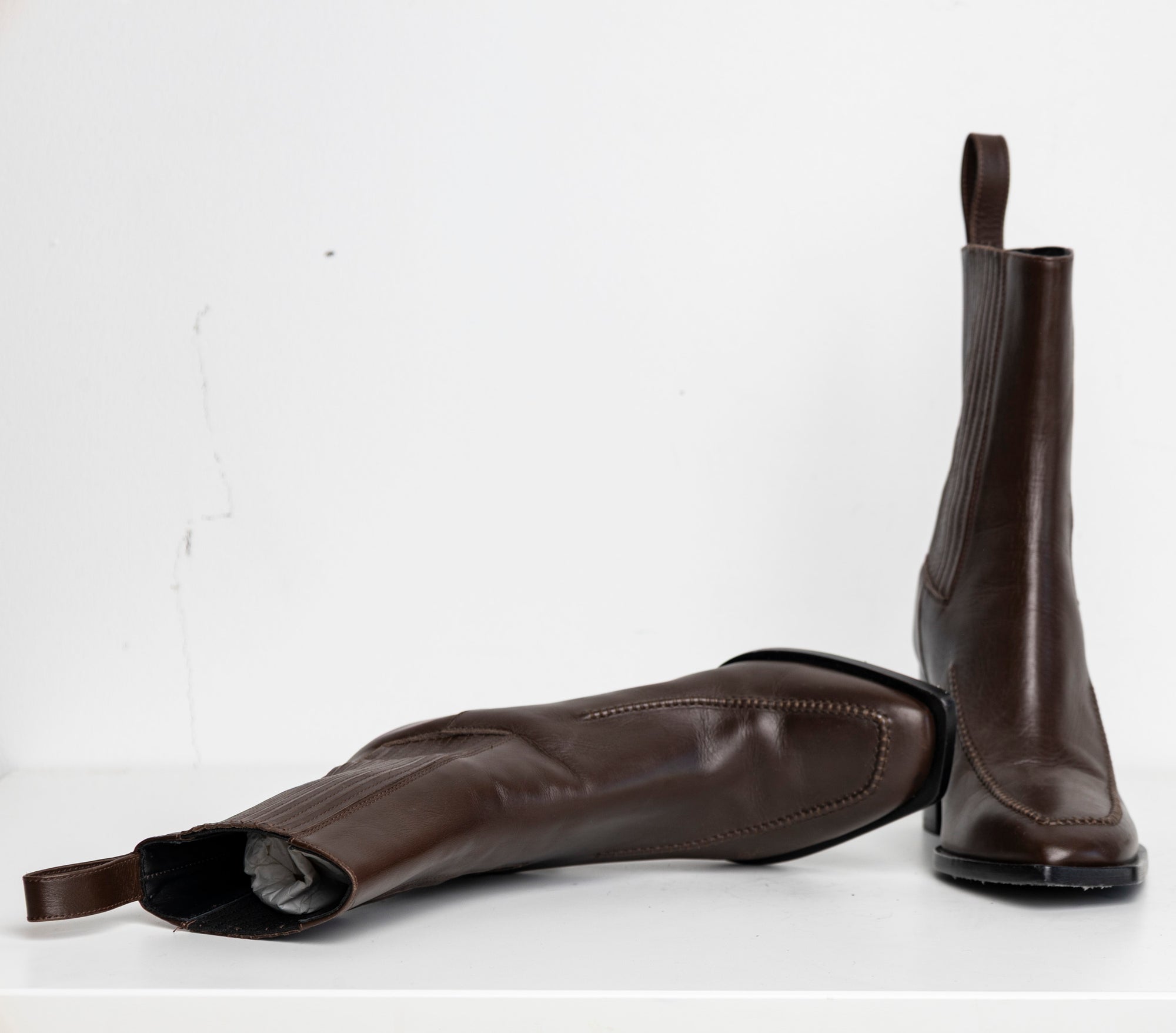 Hand-stitch Chelsea Boots  Brown EU40 #2