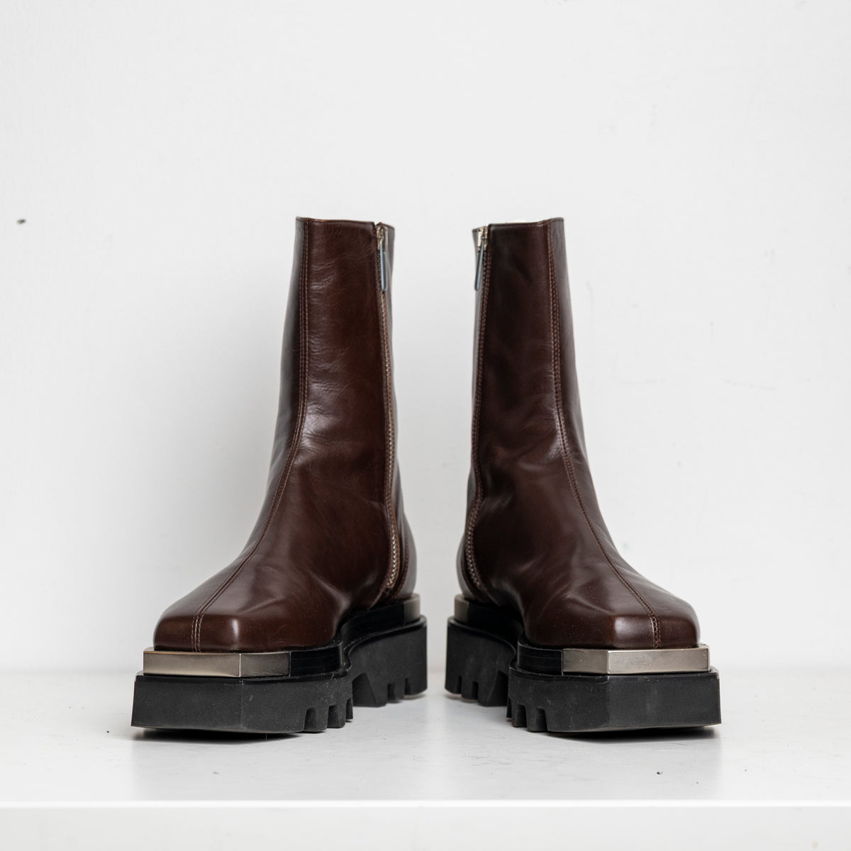 Metal Everyday Combat Boots Brown EU39 #1