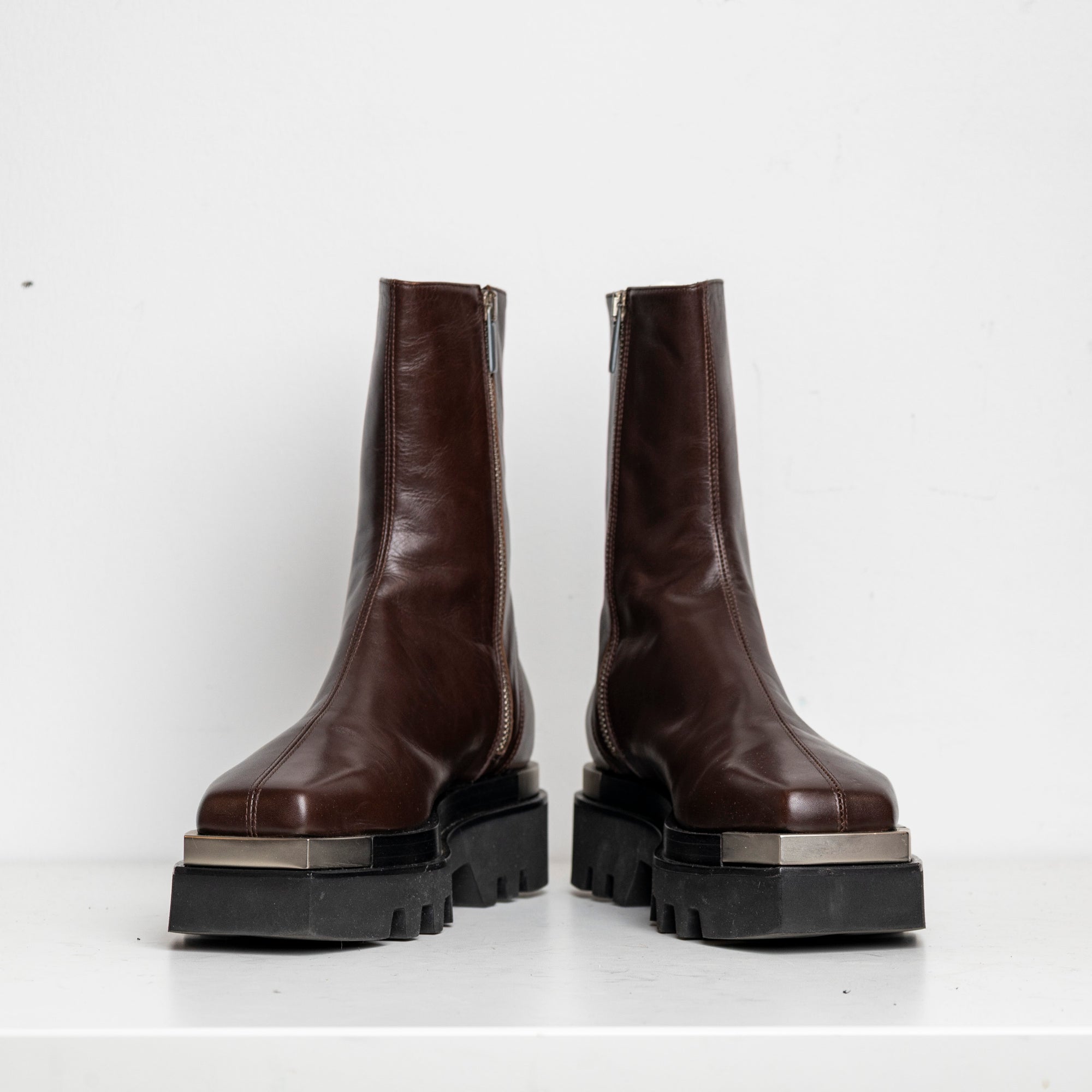 Metal Everyday Combat Boots Brown EU39 #1