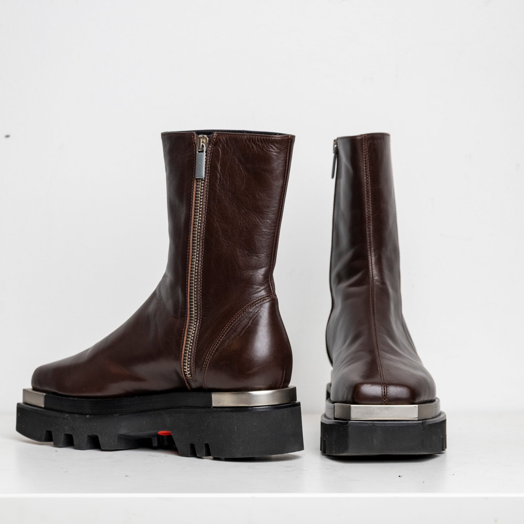 Metal Everyday Combat Boots Brown EU39 #1