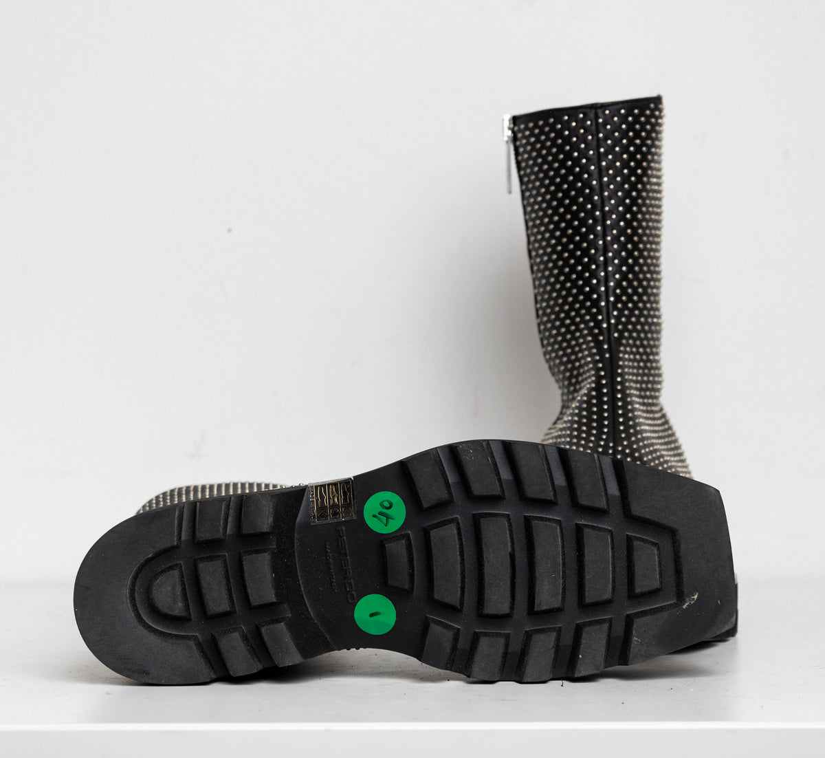 Metal Everyday Combat Boots Studded EU40 (Like New)