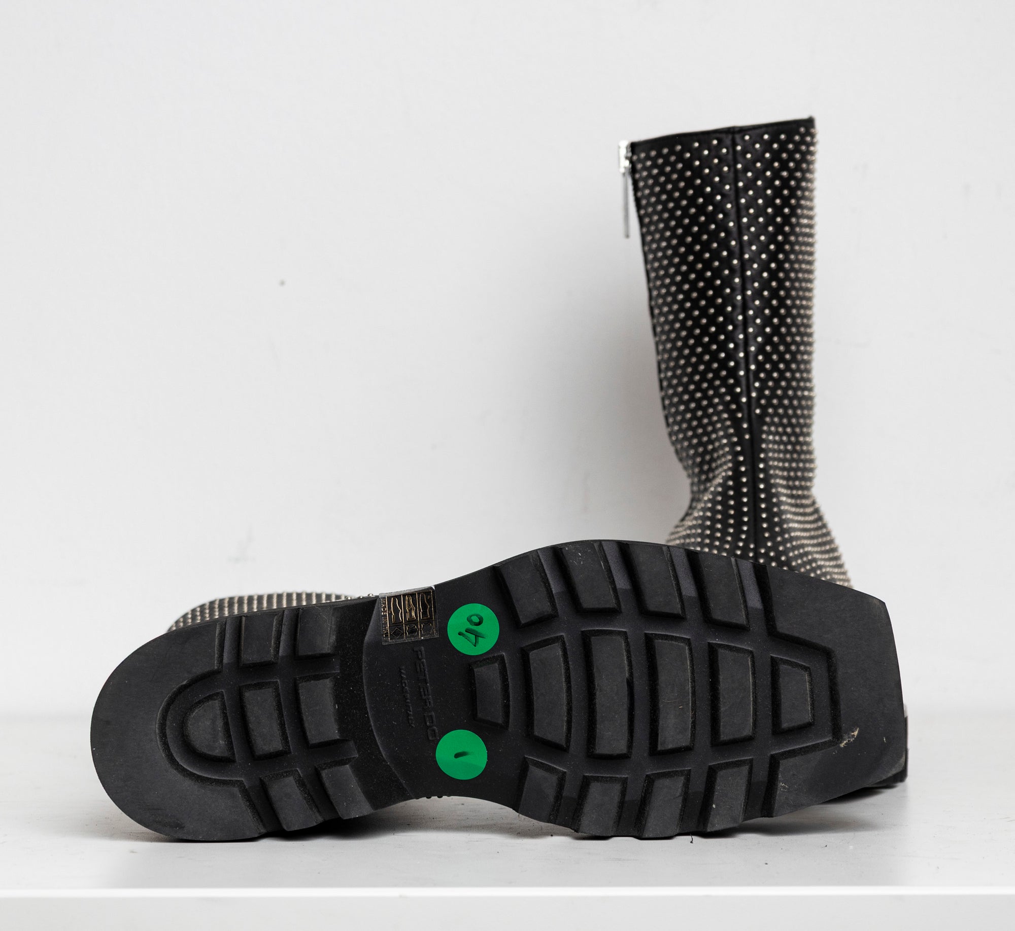 Metal Everyday Combat Boots Studded EU40 (Like New)