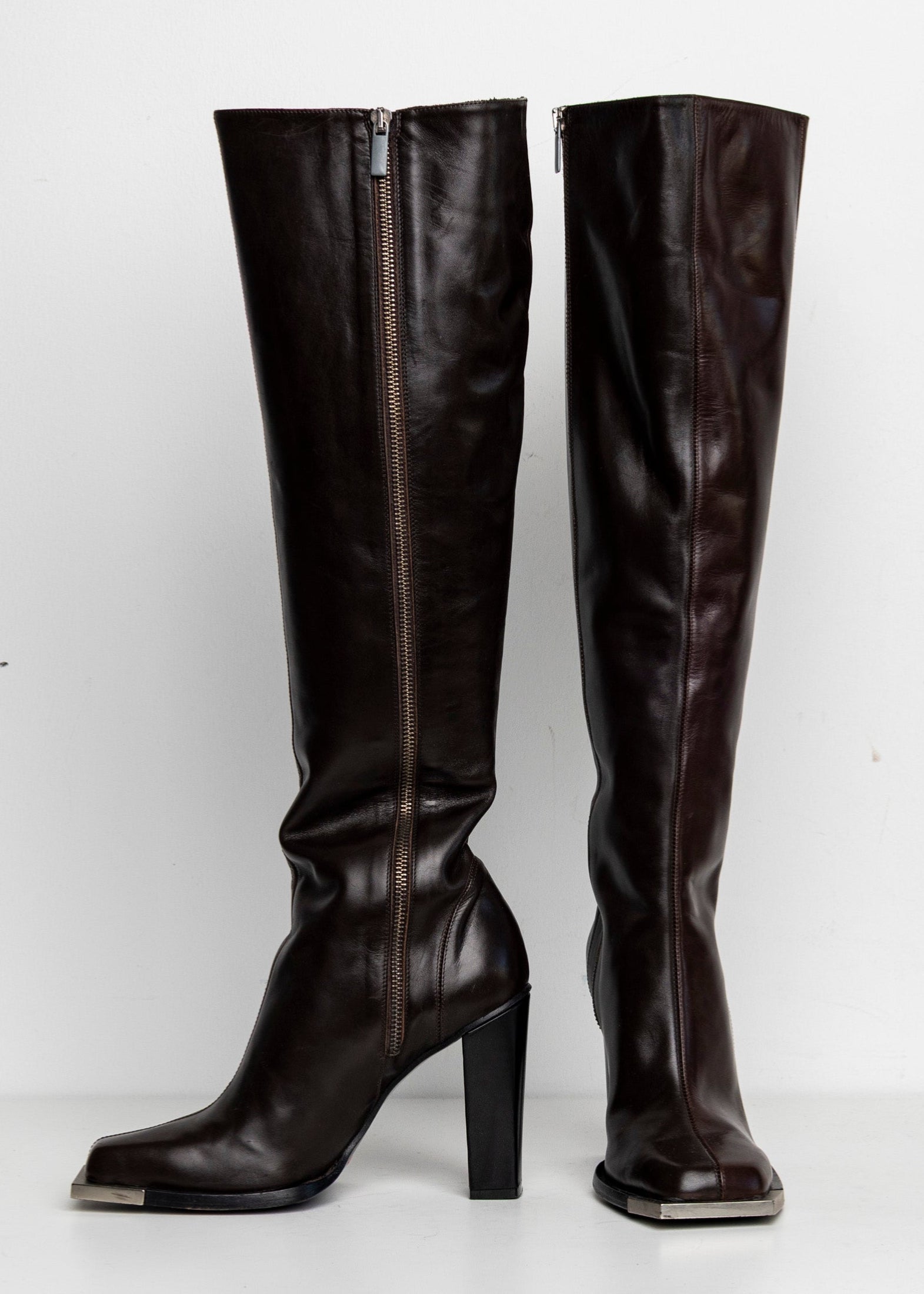 Metal Everyday Kneehigh Brown EU40 #2