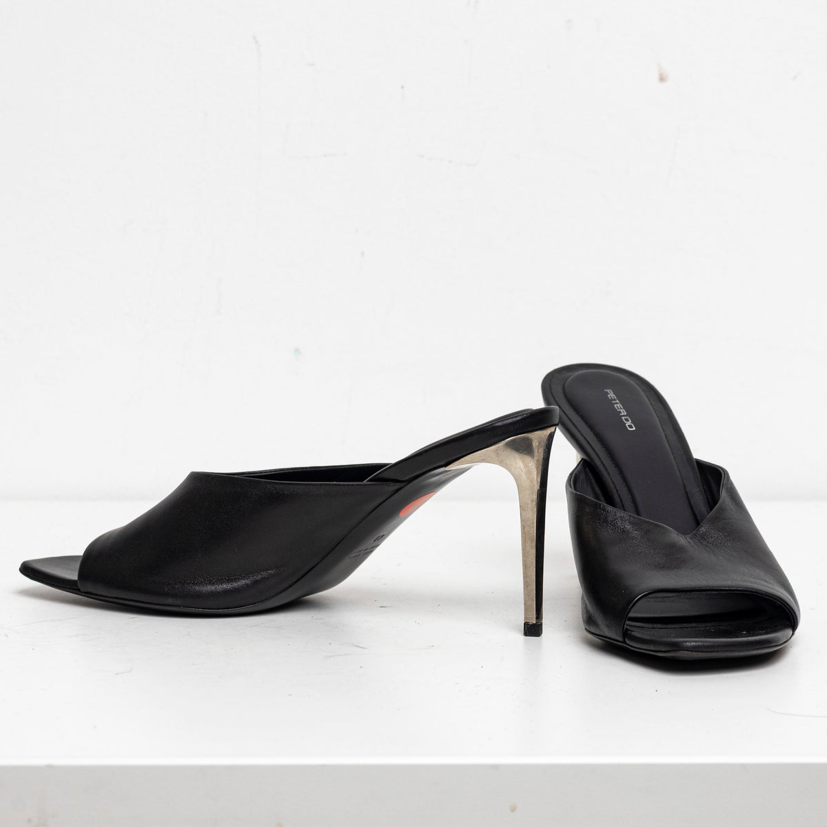 Metal Heels Sandal Black EU40 #2