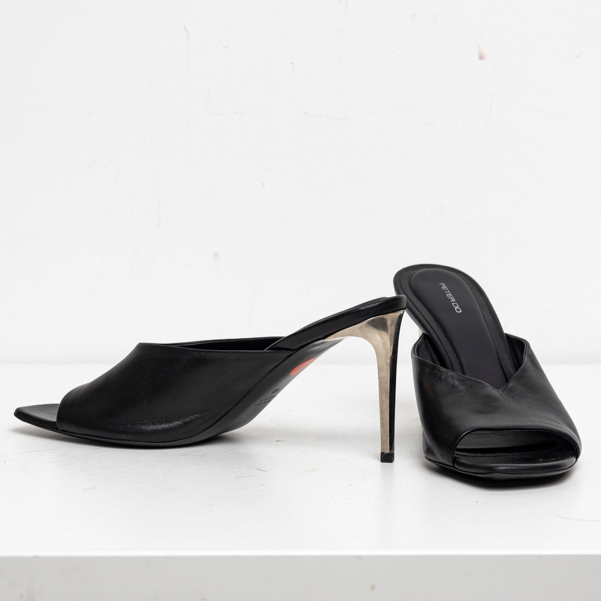 Metal Heels Sandal Black EU40 #2