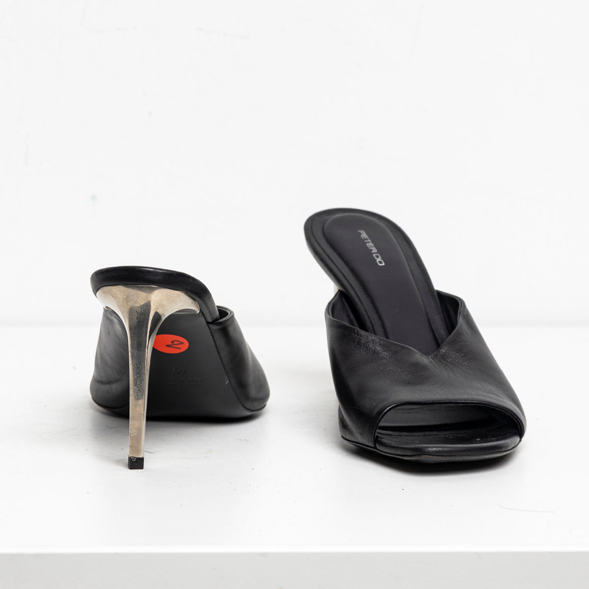 Metal Heels Sandal Black EU40 #2