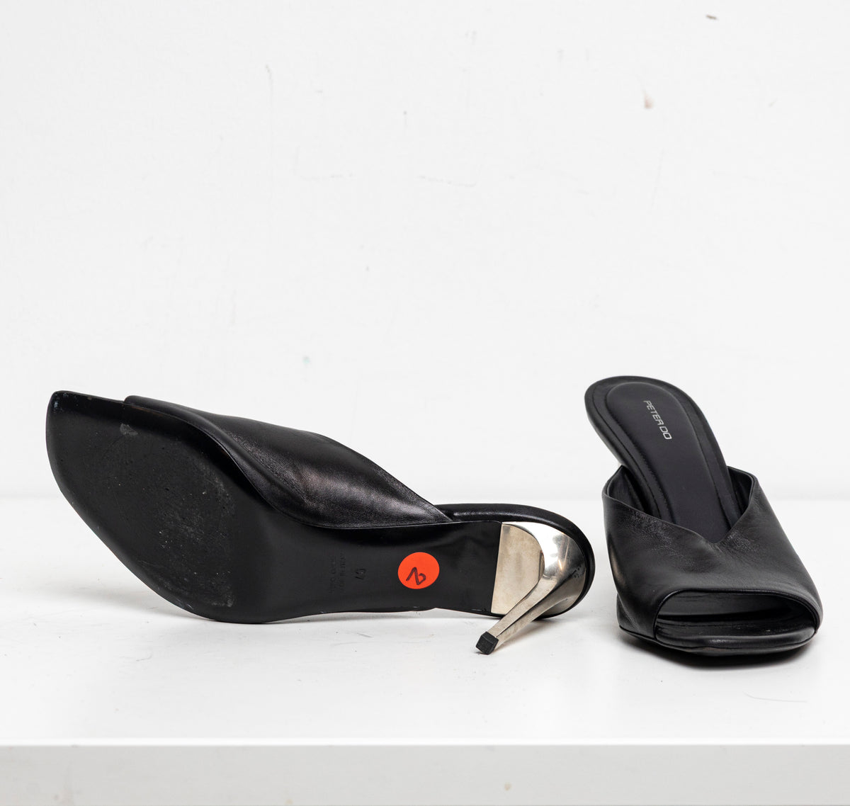 Metal Heels Sandal Black EU40 #2