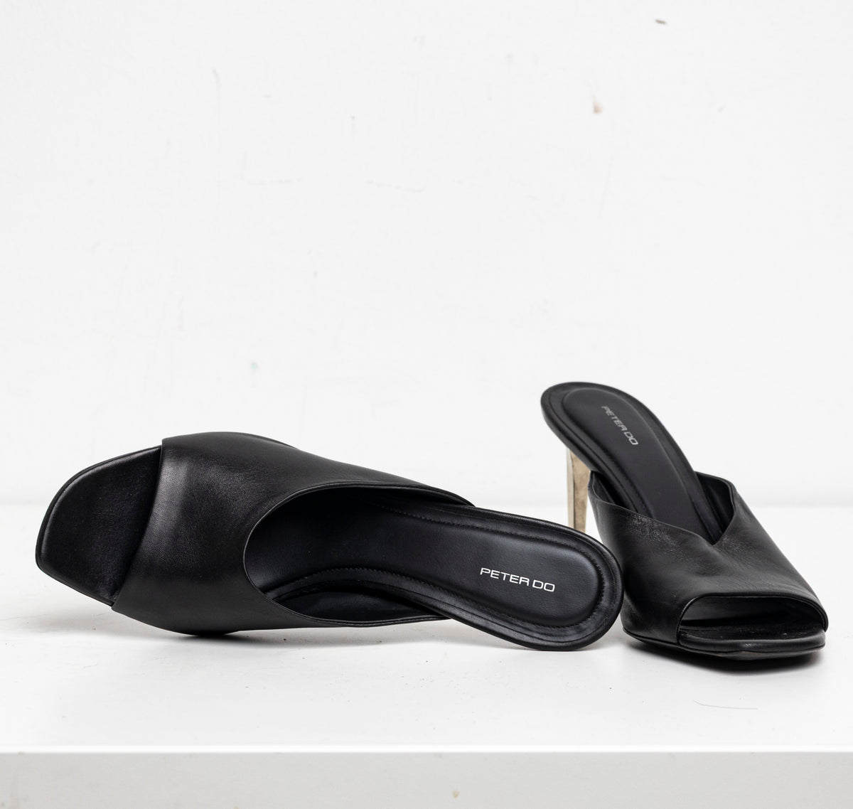 Metal Heels Sandal Black EU40 #2