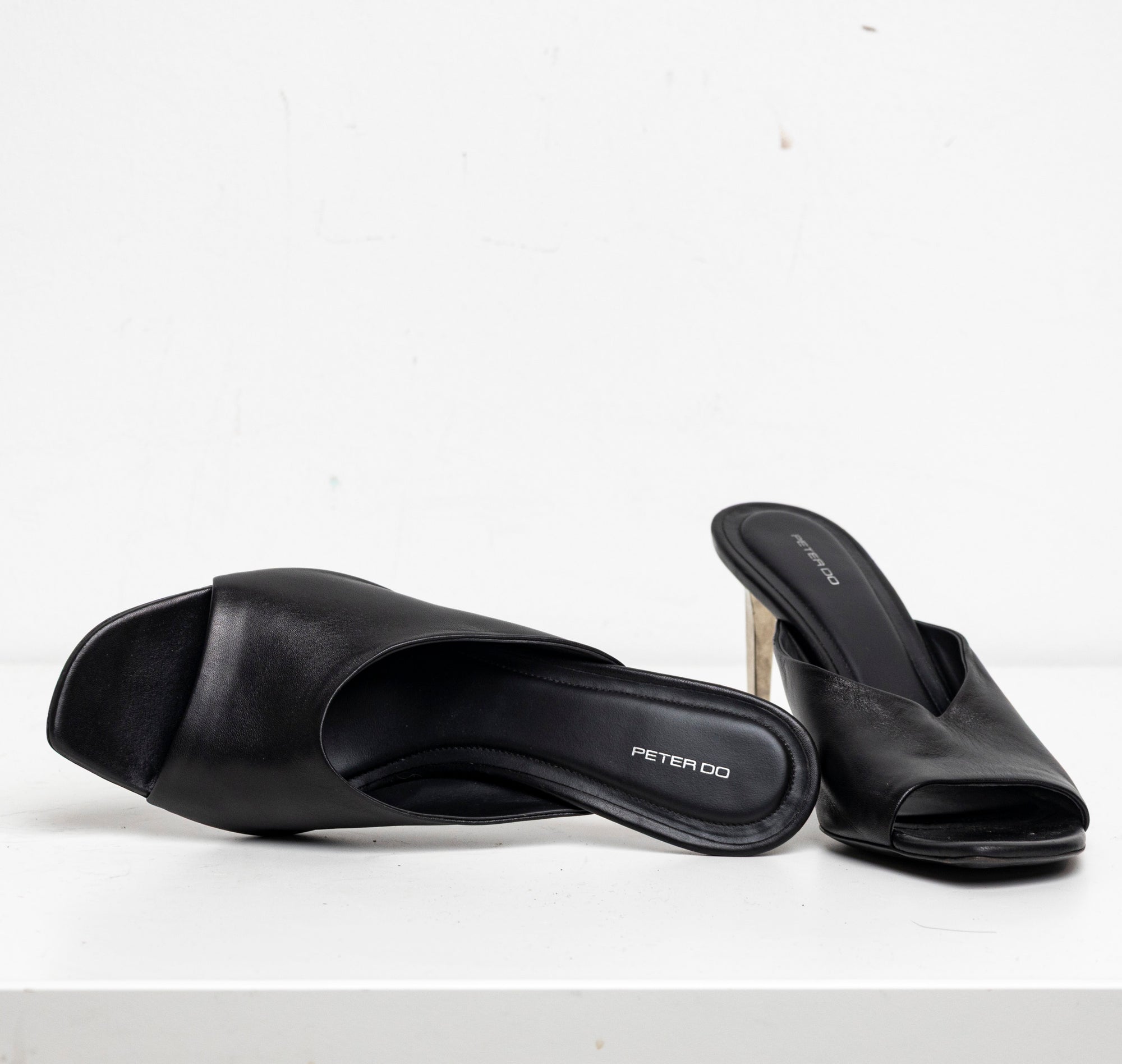 Metal Heels Sandal Black EU40 #2