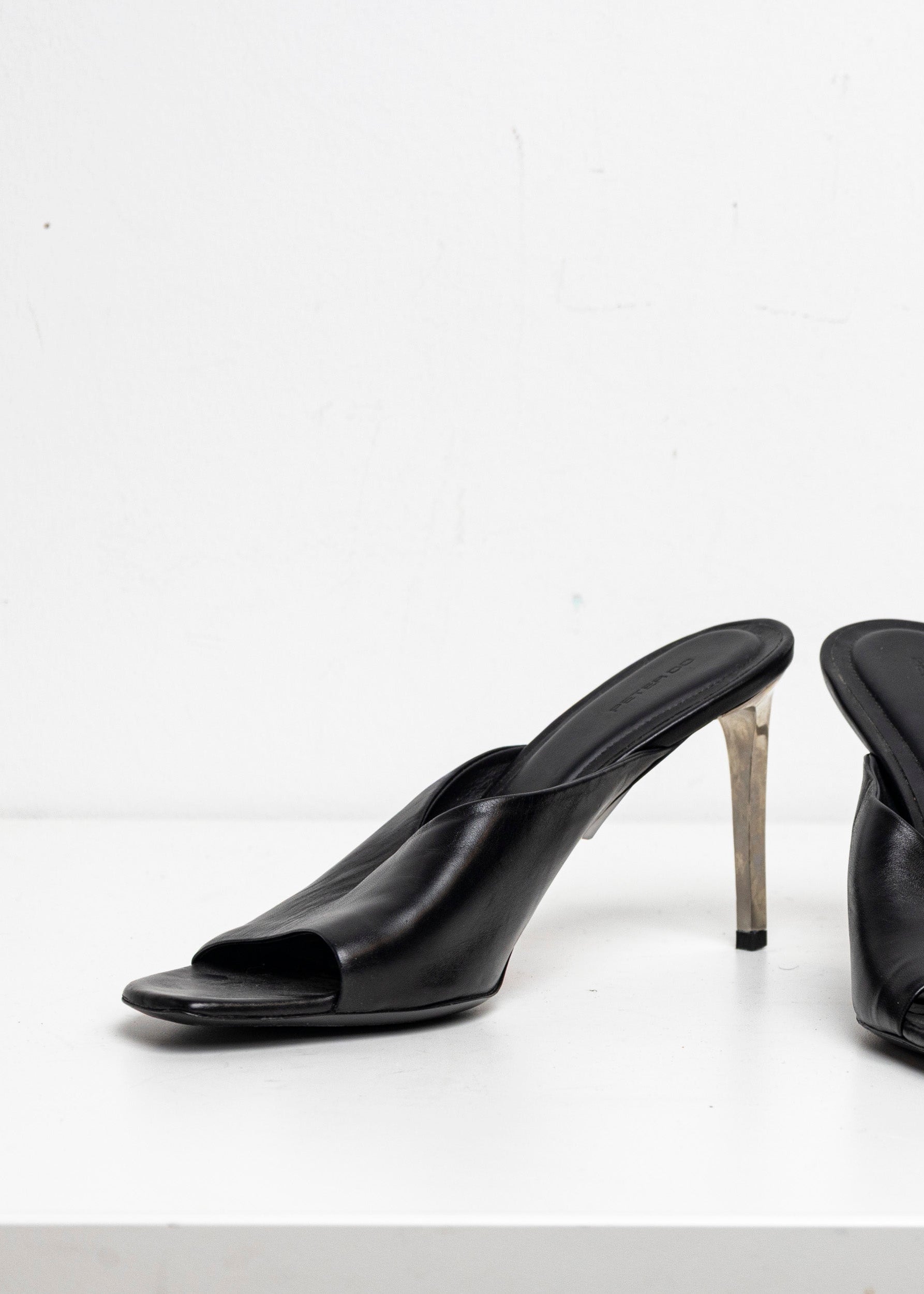 Metal Heels Sandal Black EU40 #3