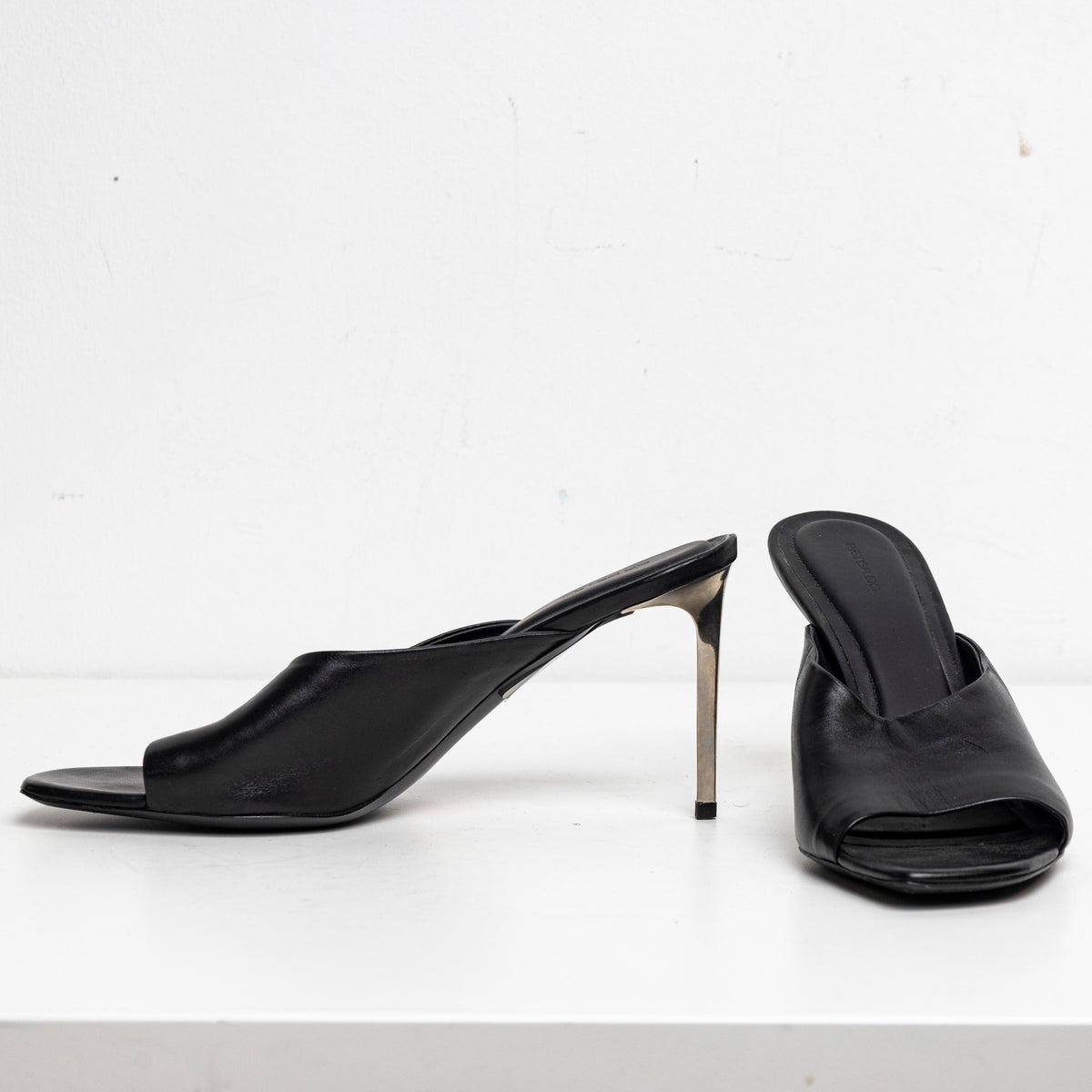 Metal Heels Sandal Black EU40 #3