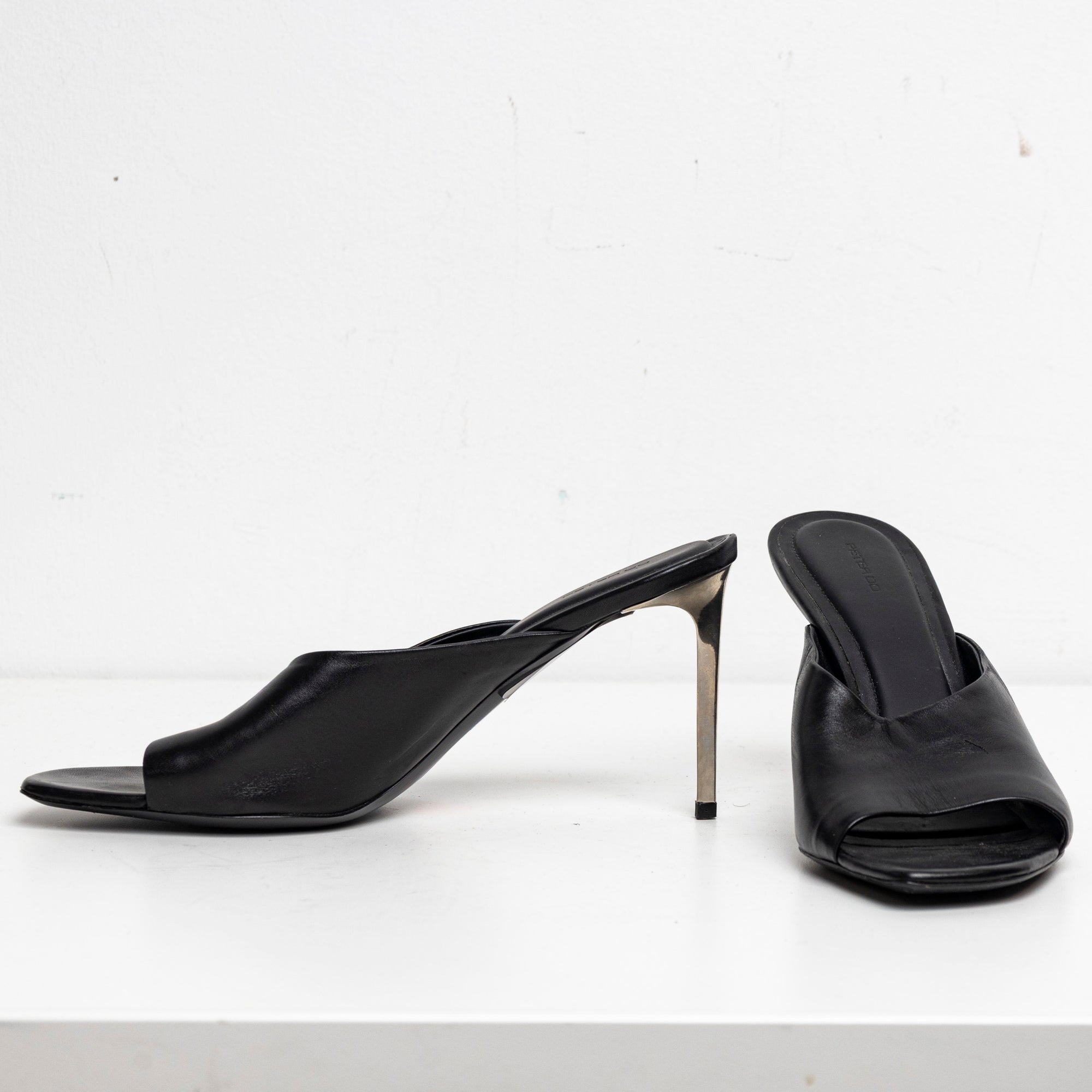 Metal Heels Sandal Black EU40 #3