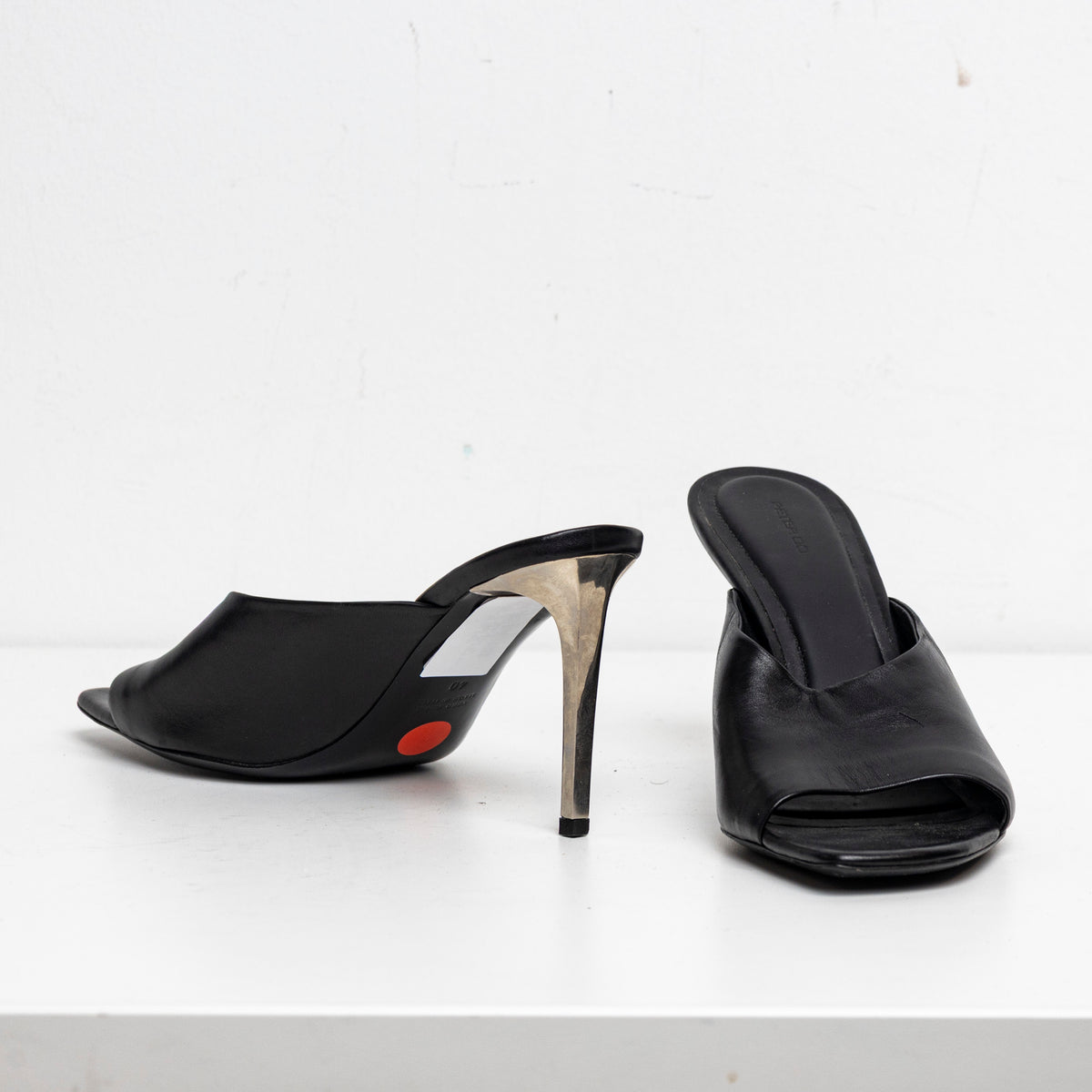 Metal Heels Sandal Black EU40 #3