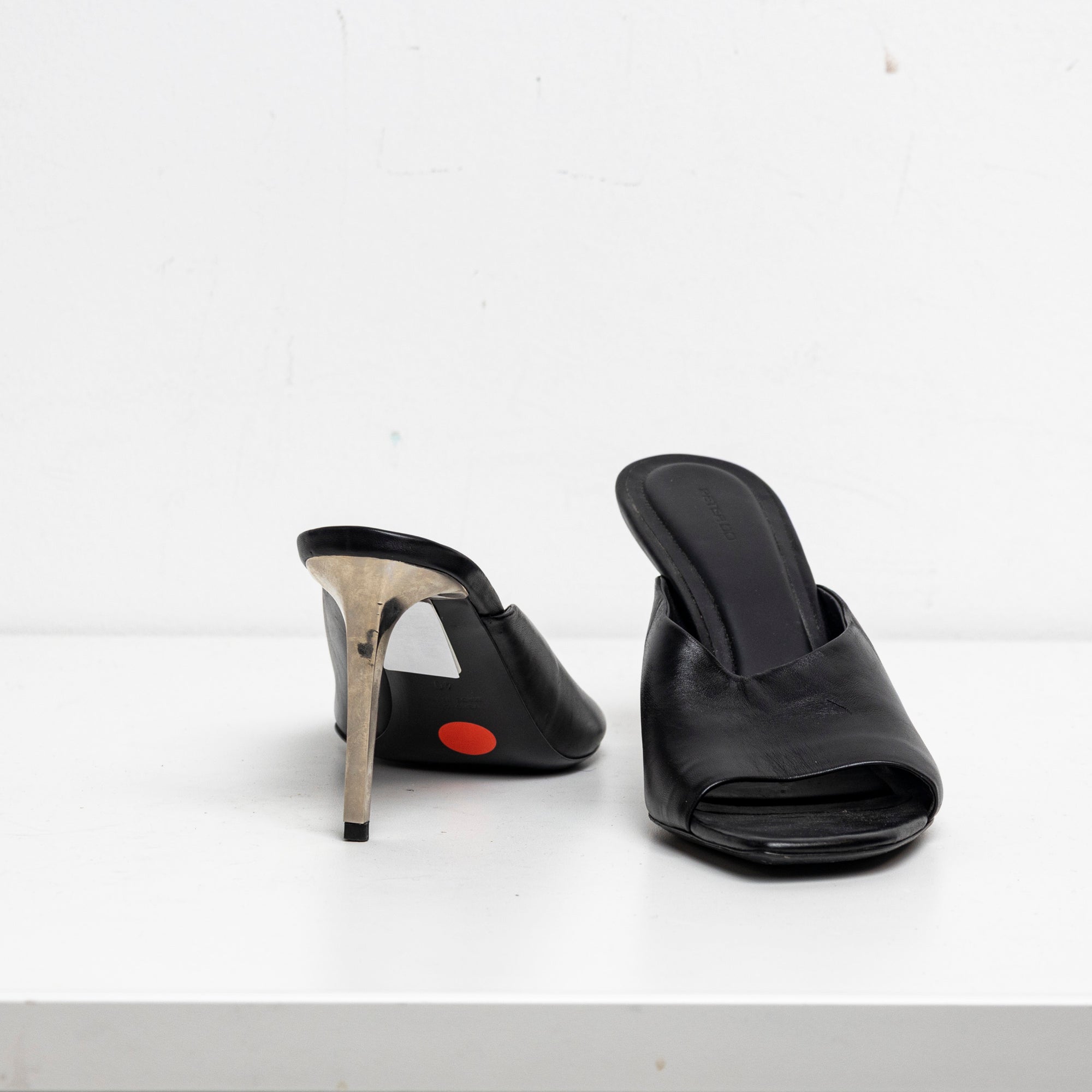 Metal Heels Sandal Black EU40 #3