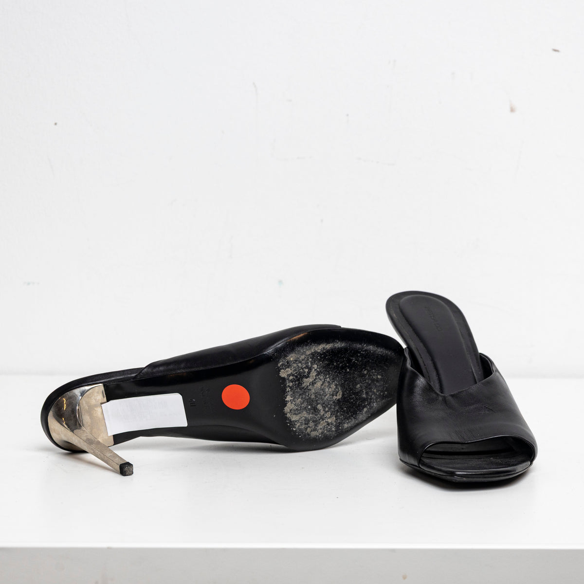 Metal Heels Sandal Black EU40 #3