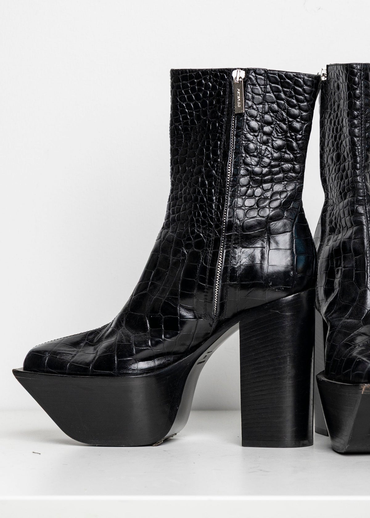 Platform Black Croc EU41 #2