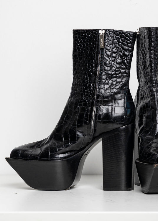 Platform Black Croc EU41 #2