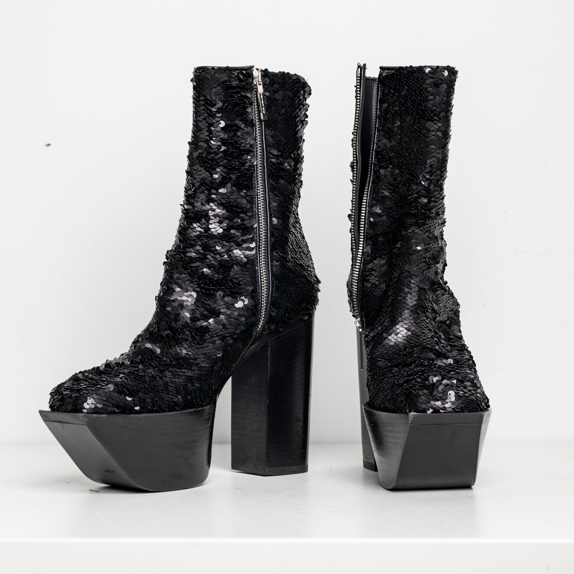 Platform Black Sequin EU40 #1