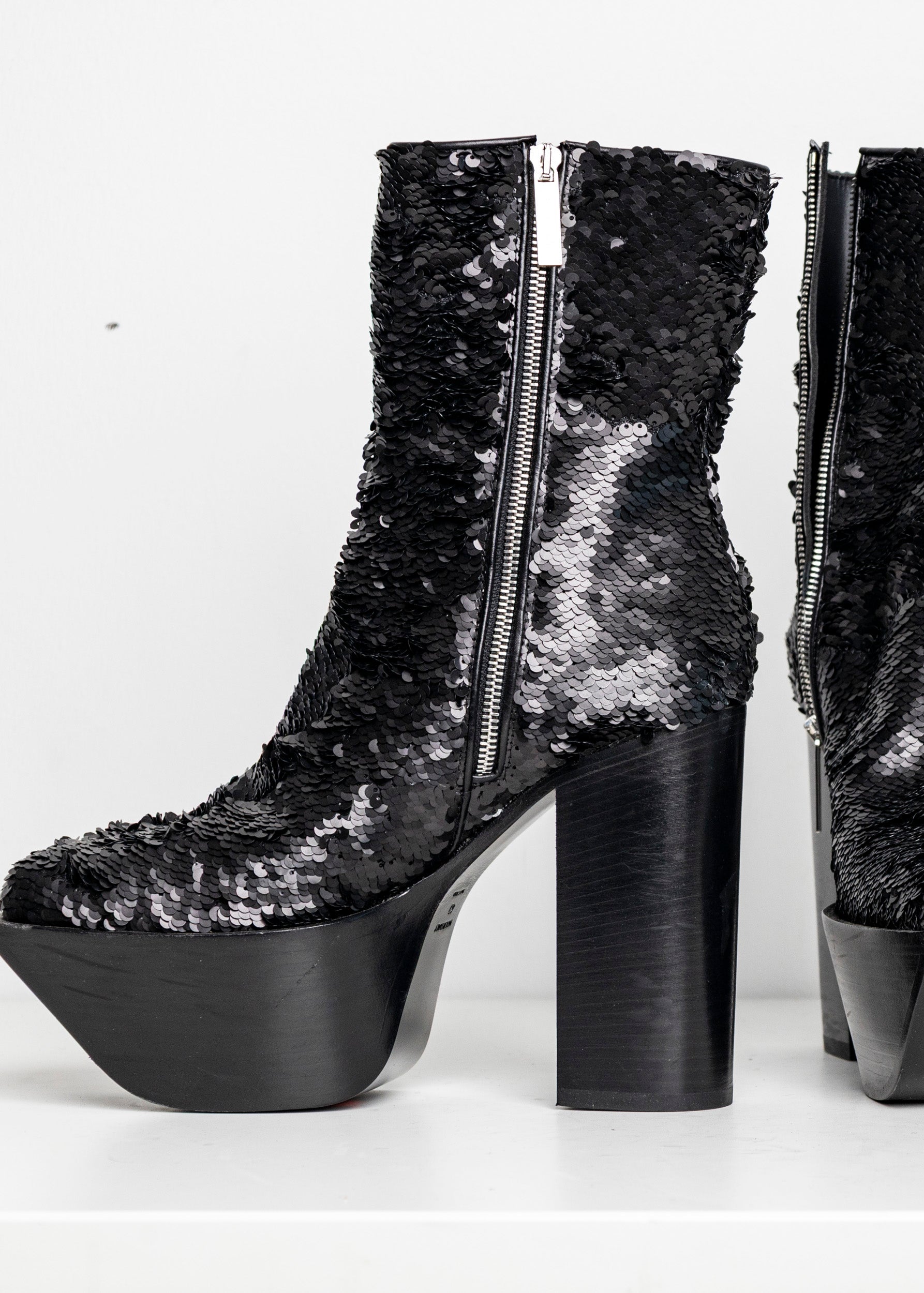 Platform Black Sequin EU40 #1