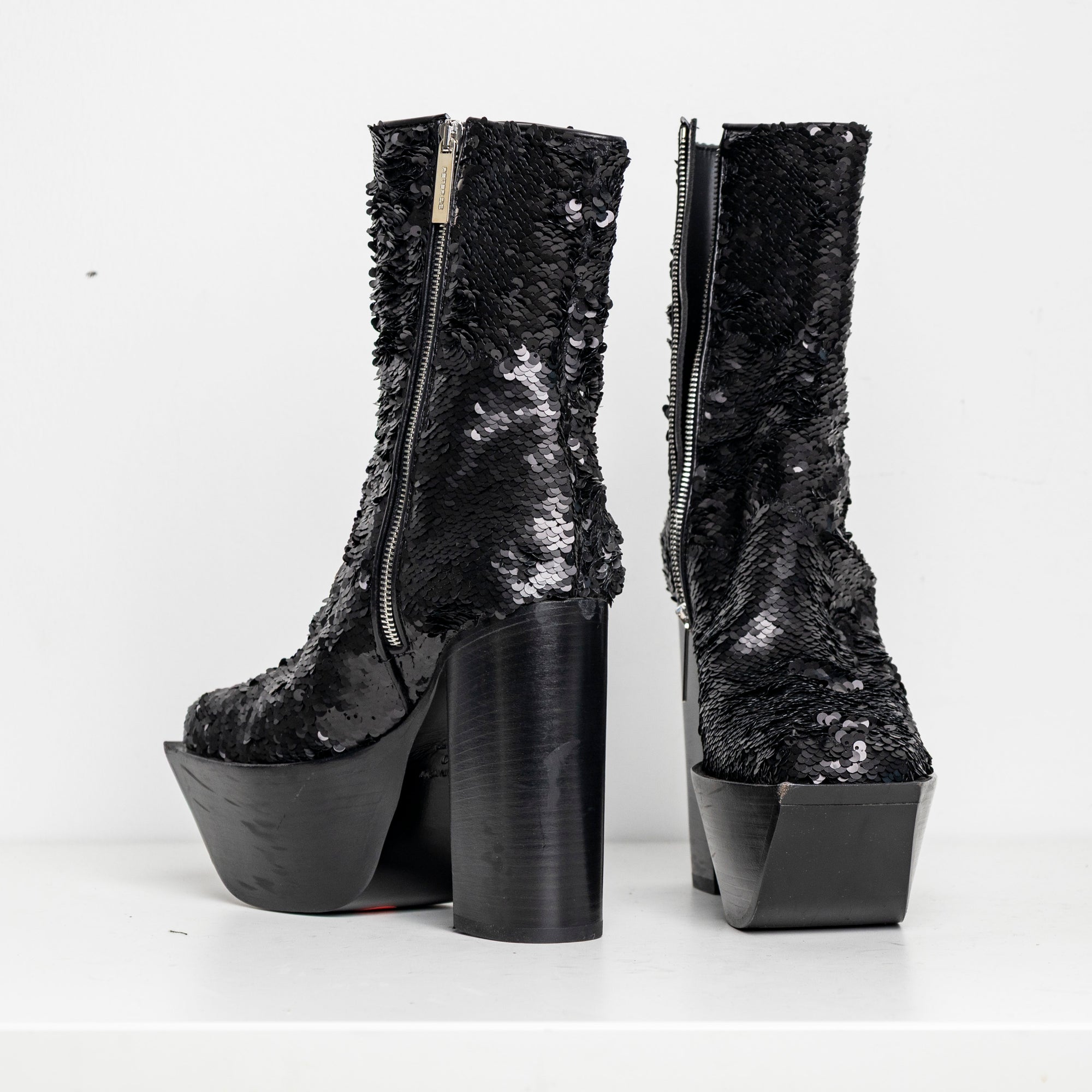 Platform Black Sequin EU40 #1