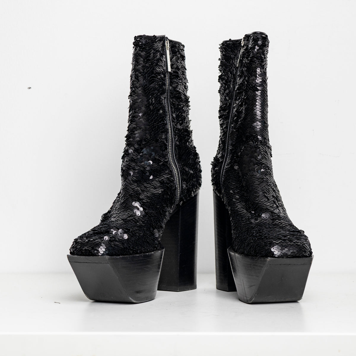 Platform Black Sequin EU41 #2