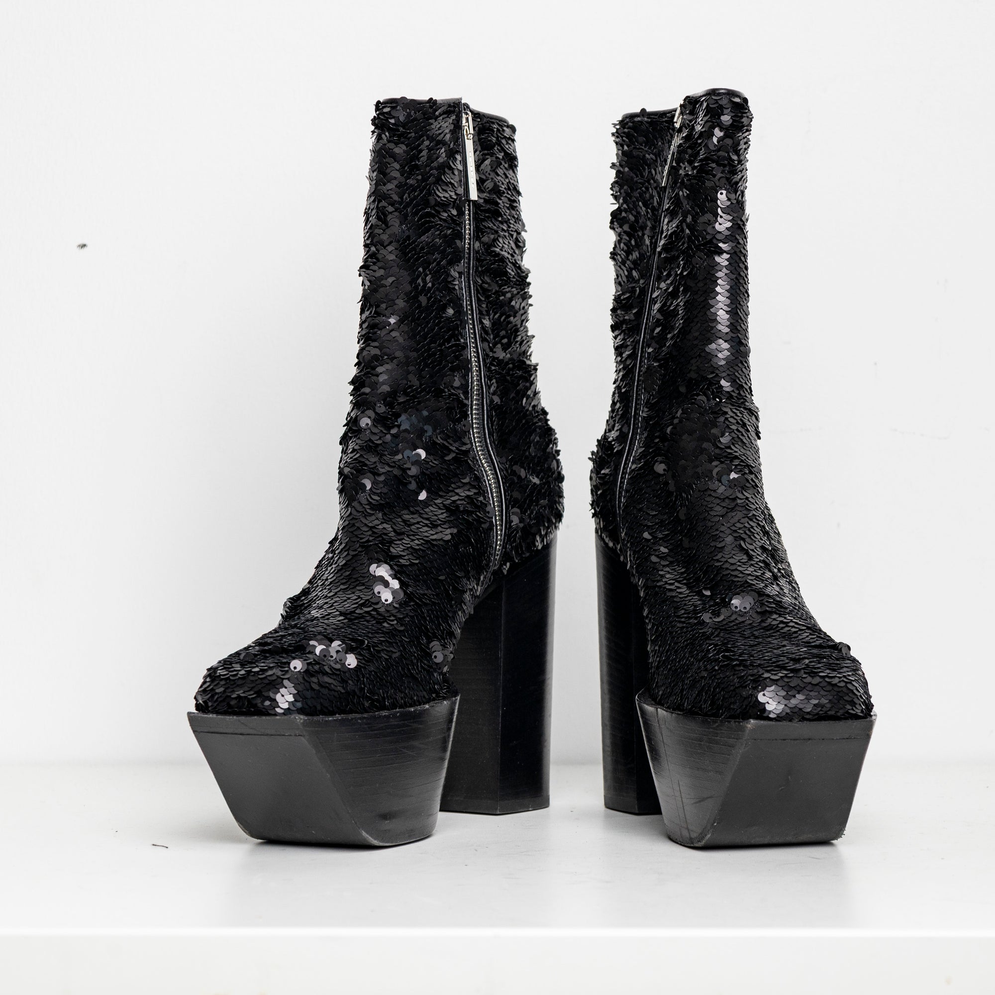 Platform Black Sequin EU41 #2