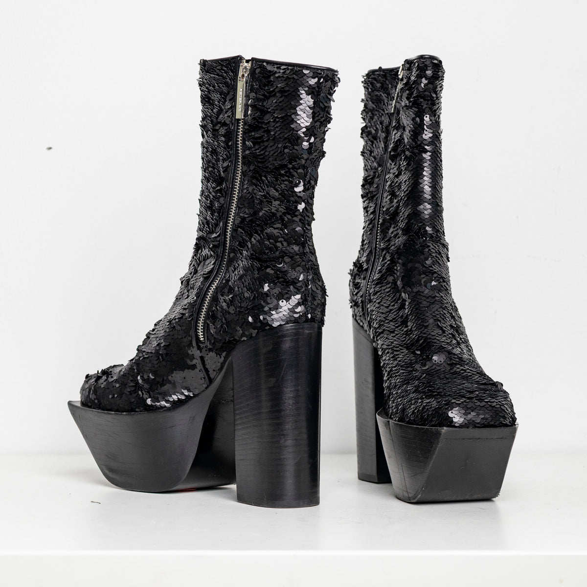 Platform Black Sequin EU41 #2