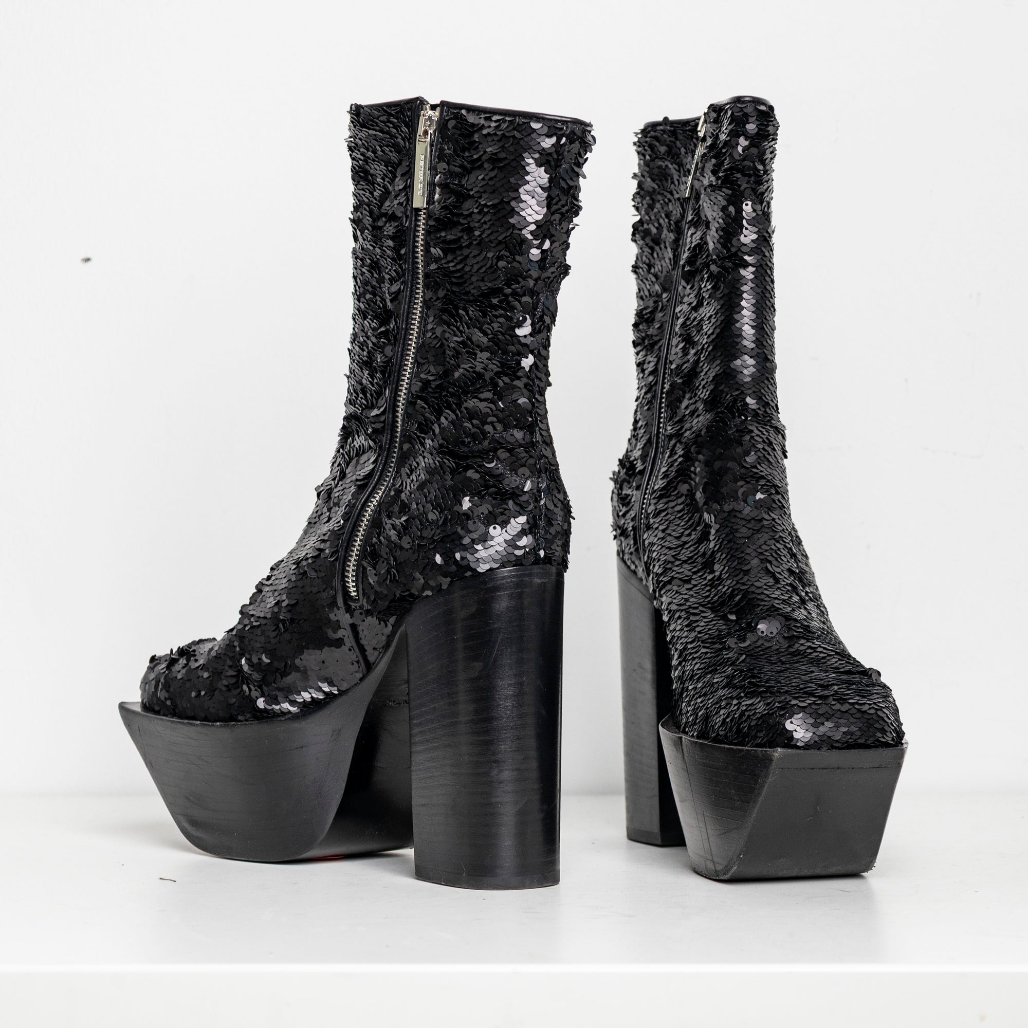 Platform Black Sequin EU41 #2