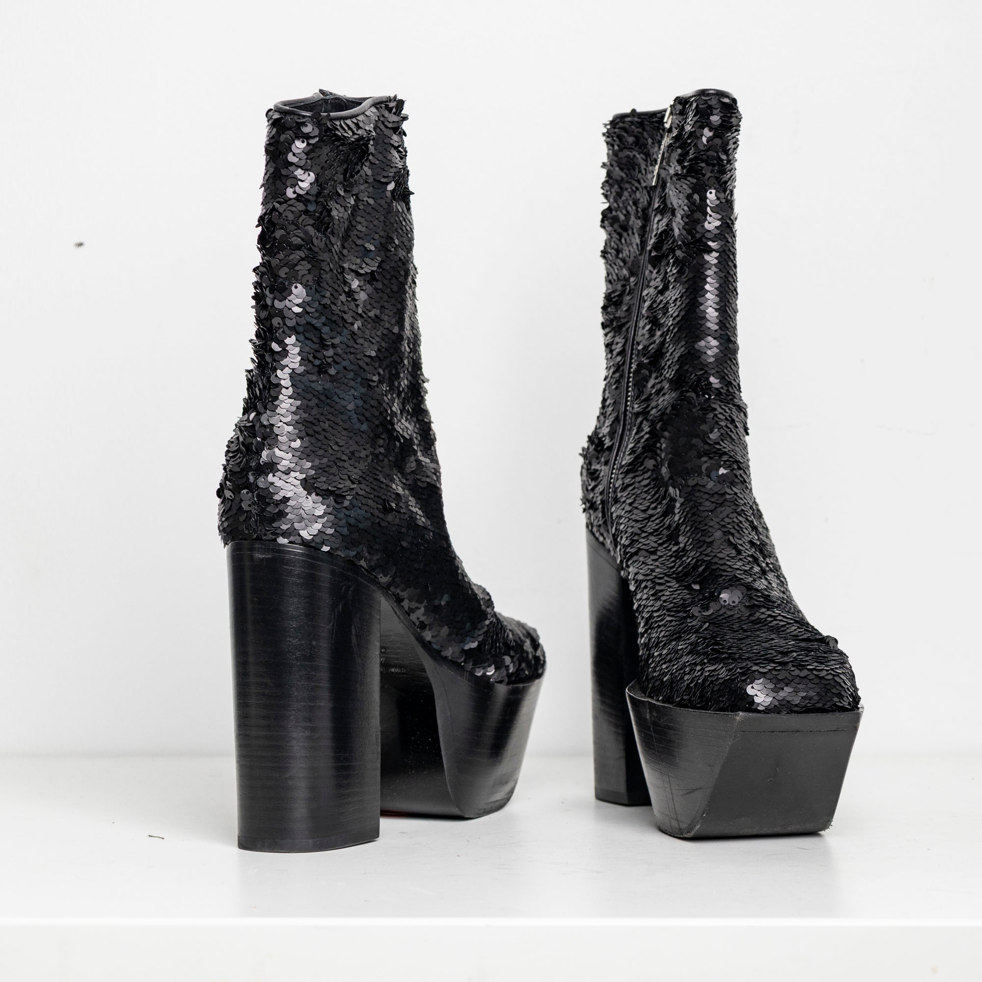 Platform Black Sequin EU41 #2